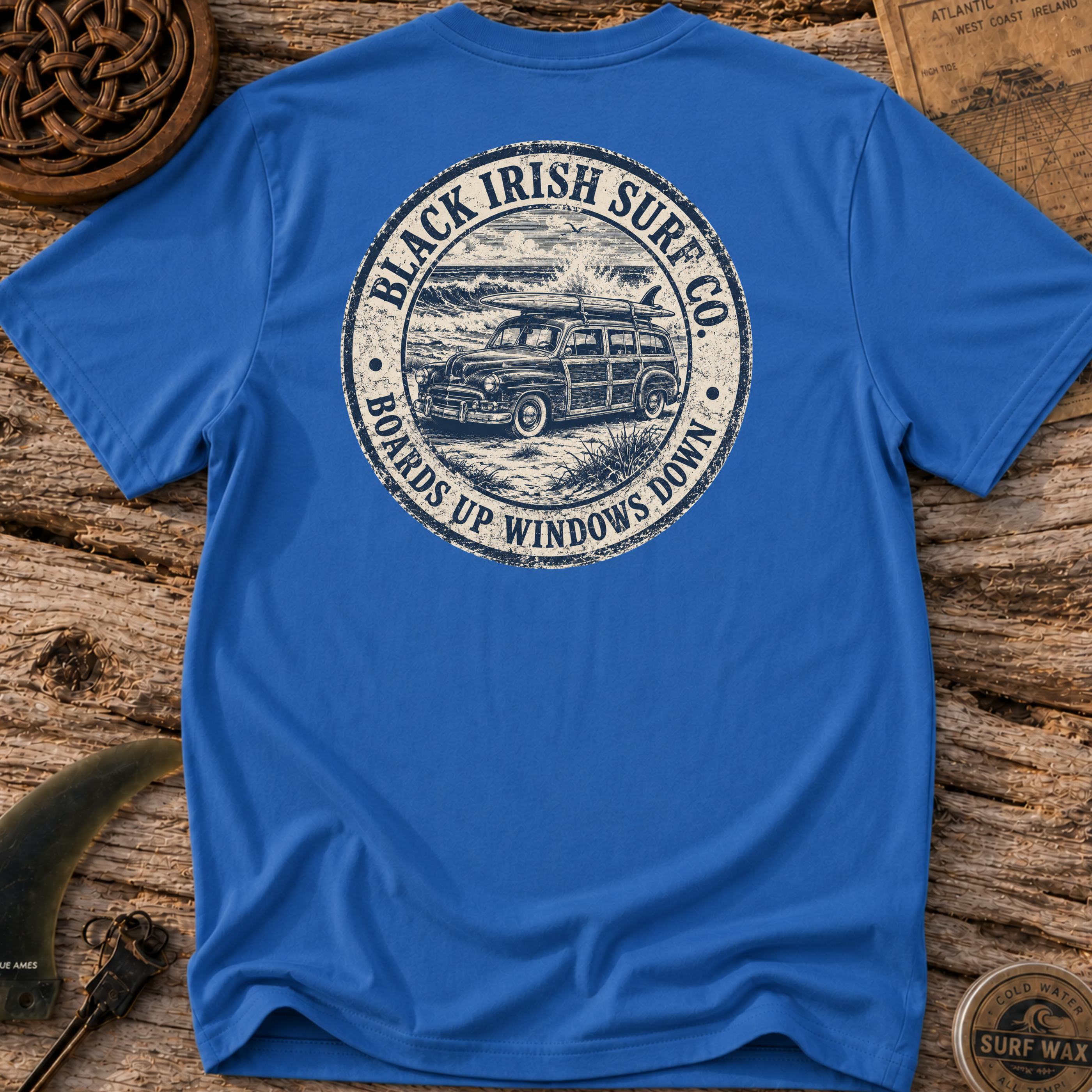 Boards Up Windows Down Surfing T-shirt