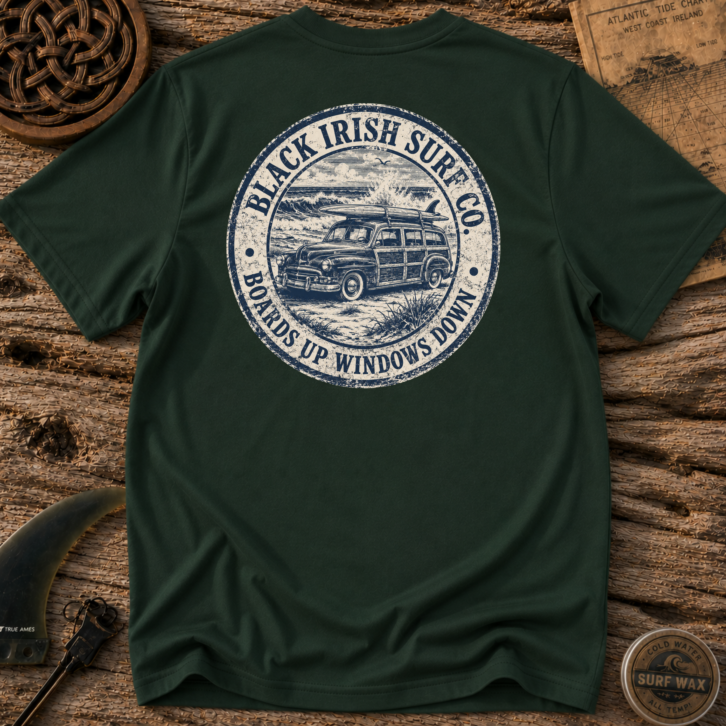 Boards Up Windows Down Surfing T-shirt