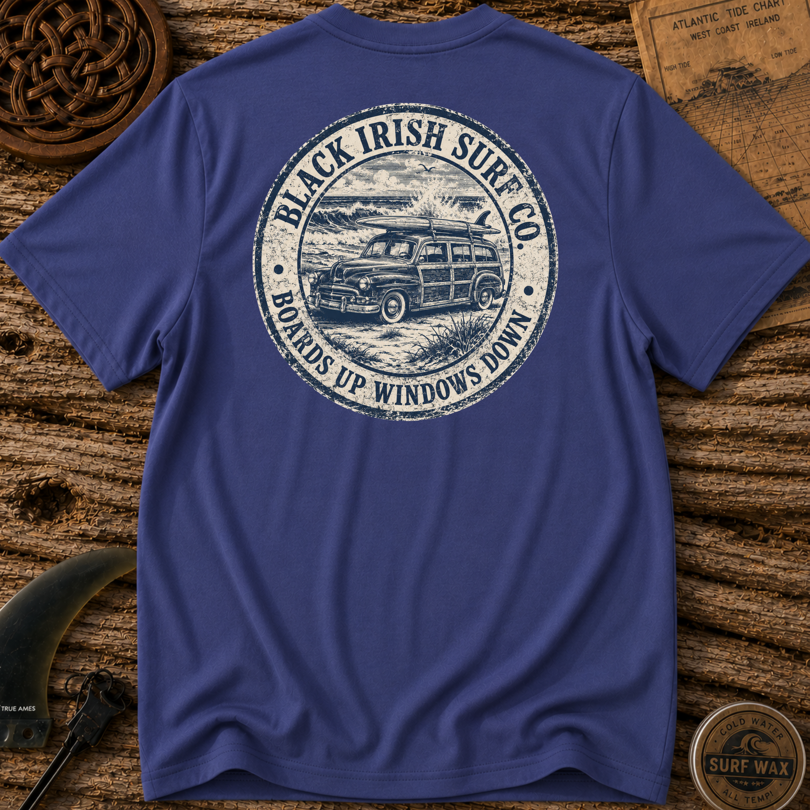 Boards Up Windows Down Surfing T-shirt