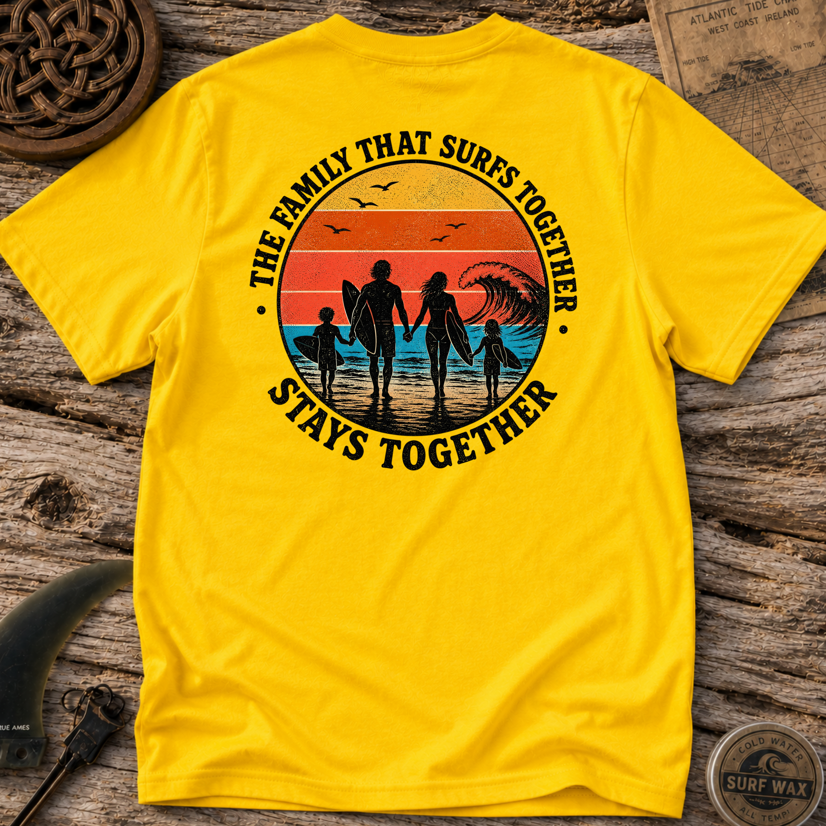 Family That Surfs Together T-shirt