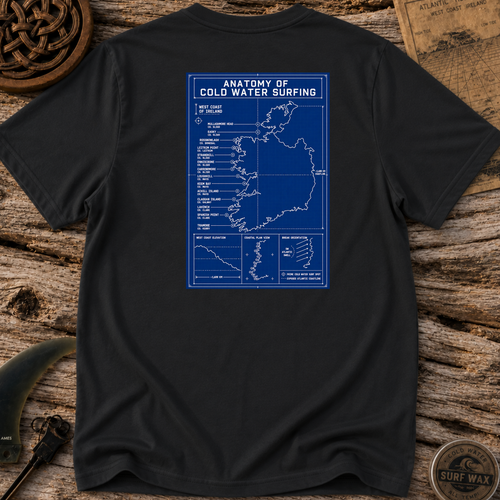 Anatomy of Irish Surfing T-shirt