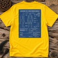 Anatomy of a Cold Water Surfer T-shirt