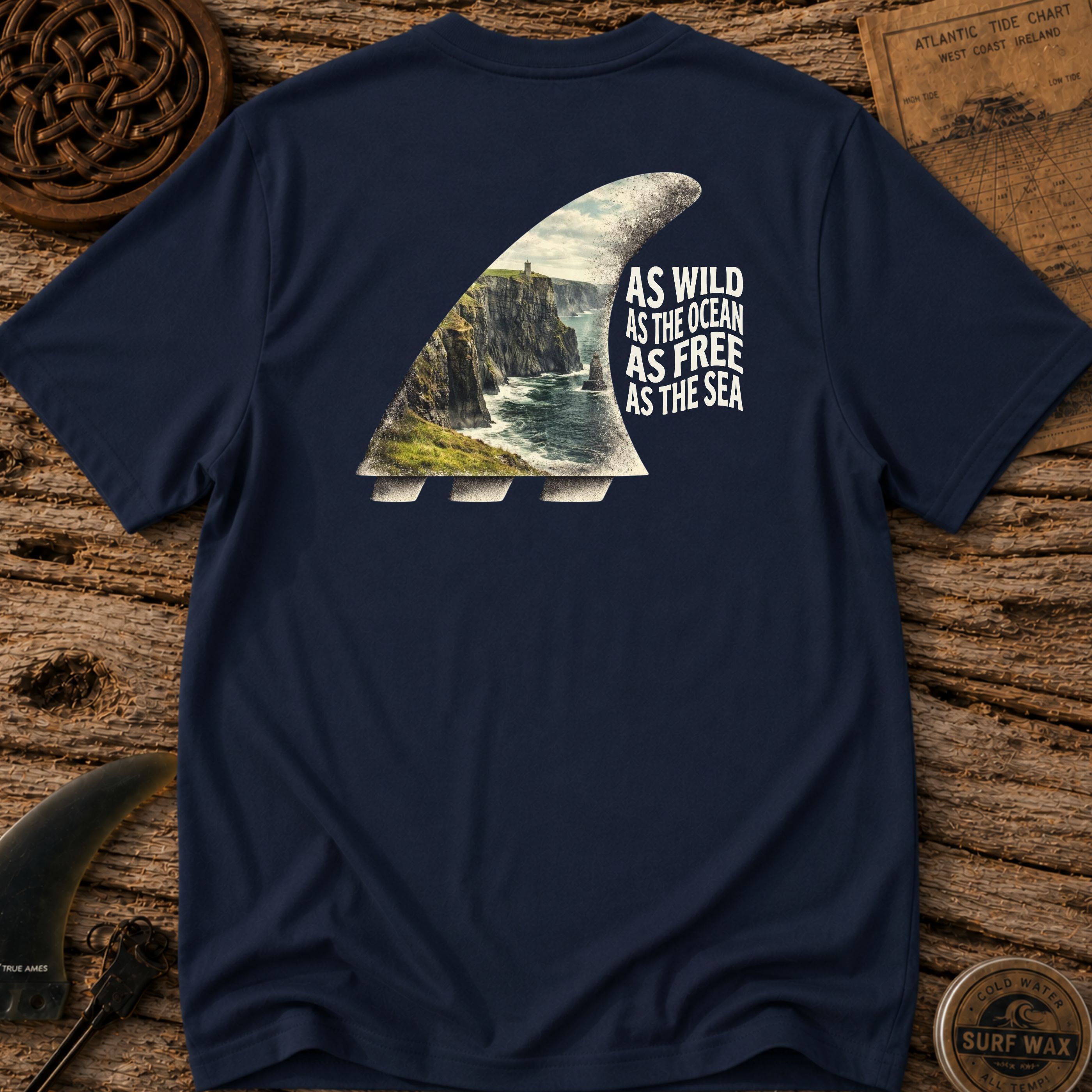 As Wild As the Ocean Surfing T-shirt