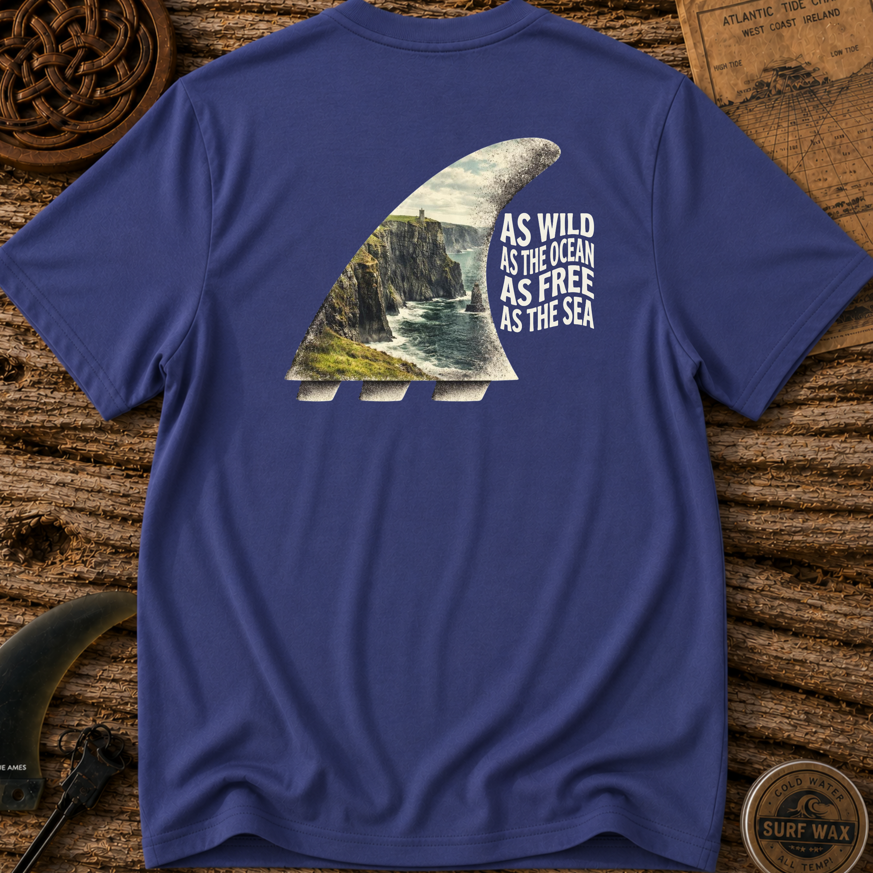 As Wild As the Ocean Surfing T-shirt