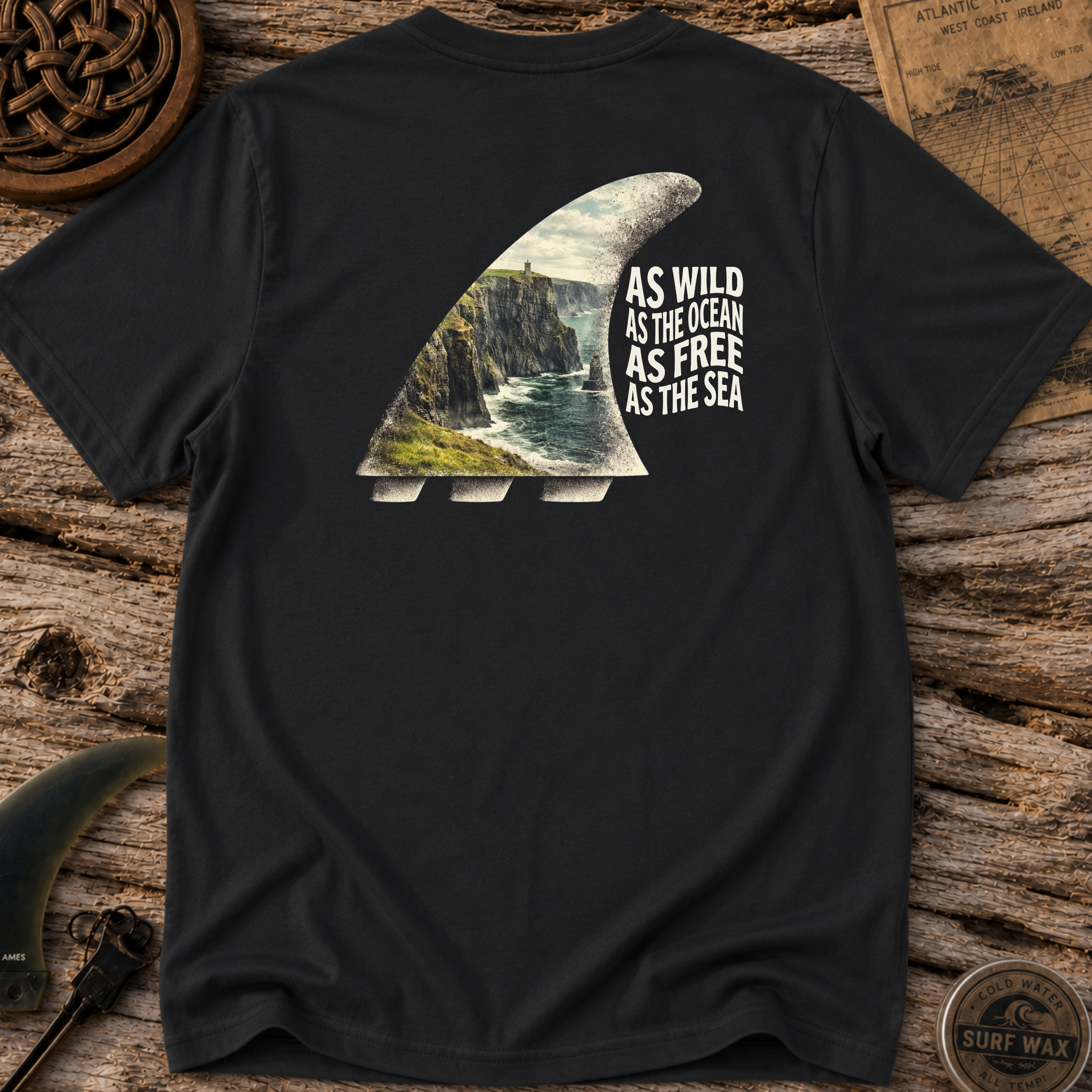 As Wild As the Ocean Surfing T-shirt