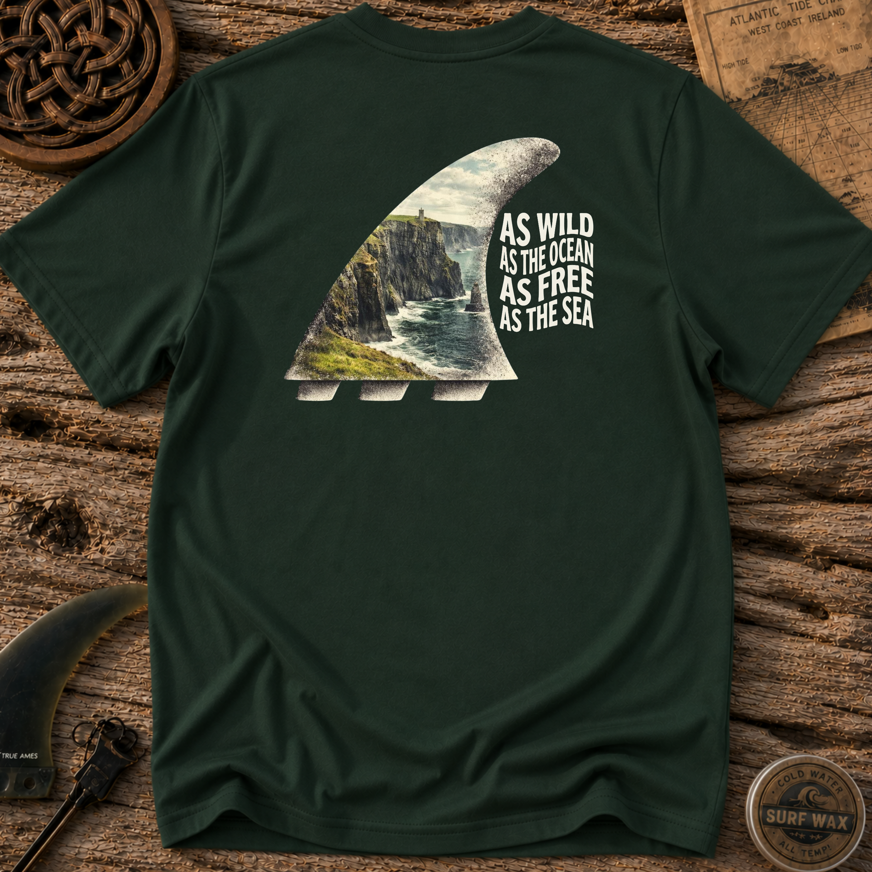 As Wild As the Ocean Surfing T-shirt
