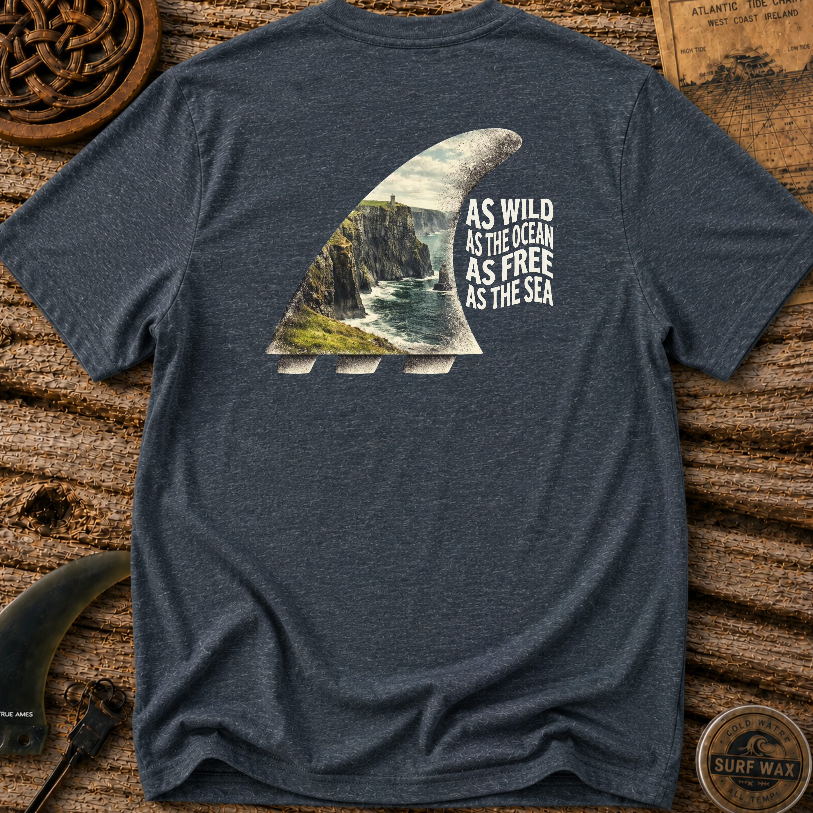 As Wild As the Ocean Surfing T-shirt