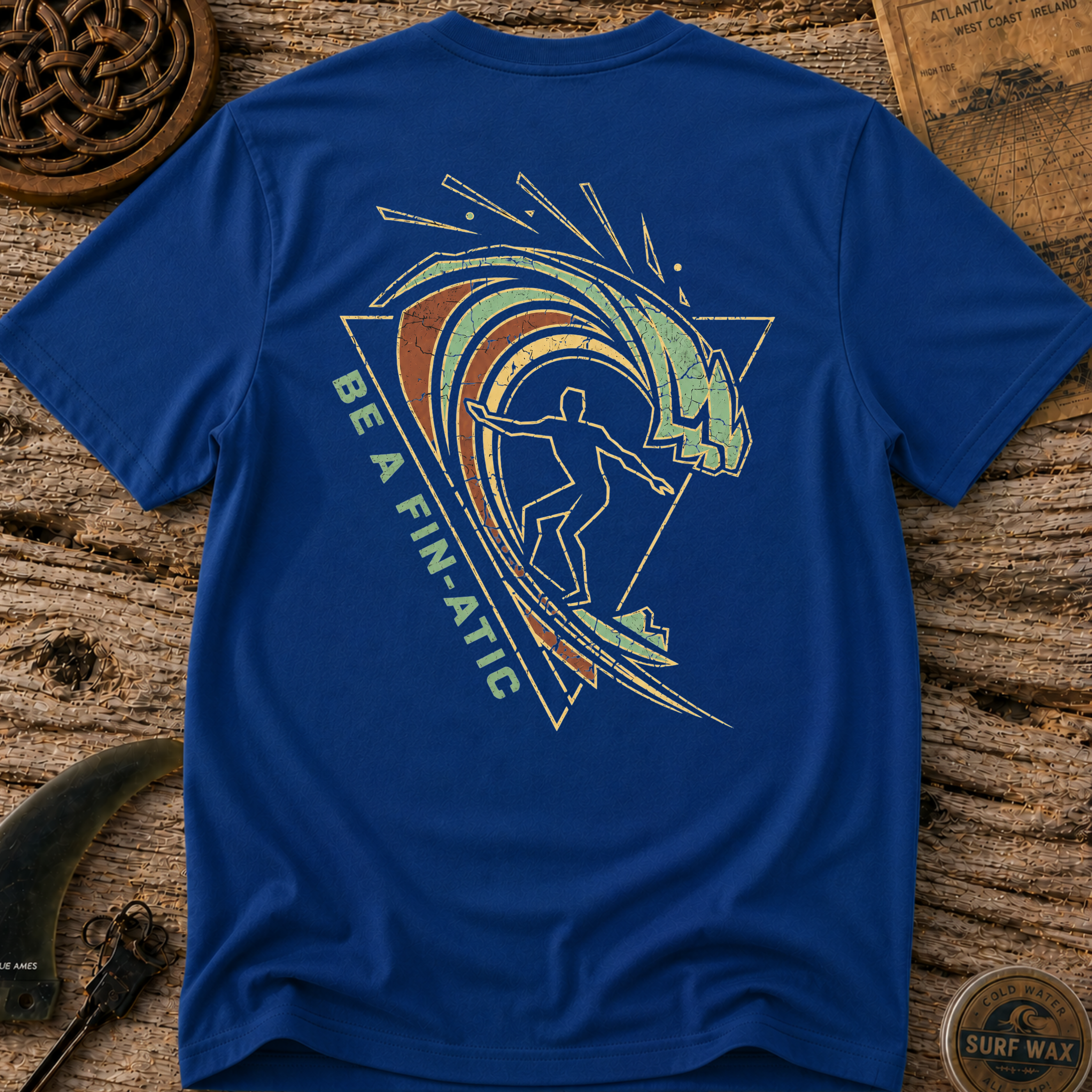 Be A Fin-Atic Cold Water Surfing T-shirt