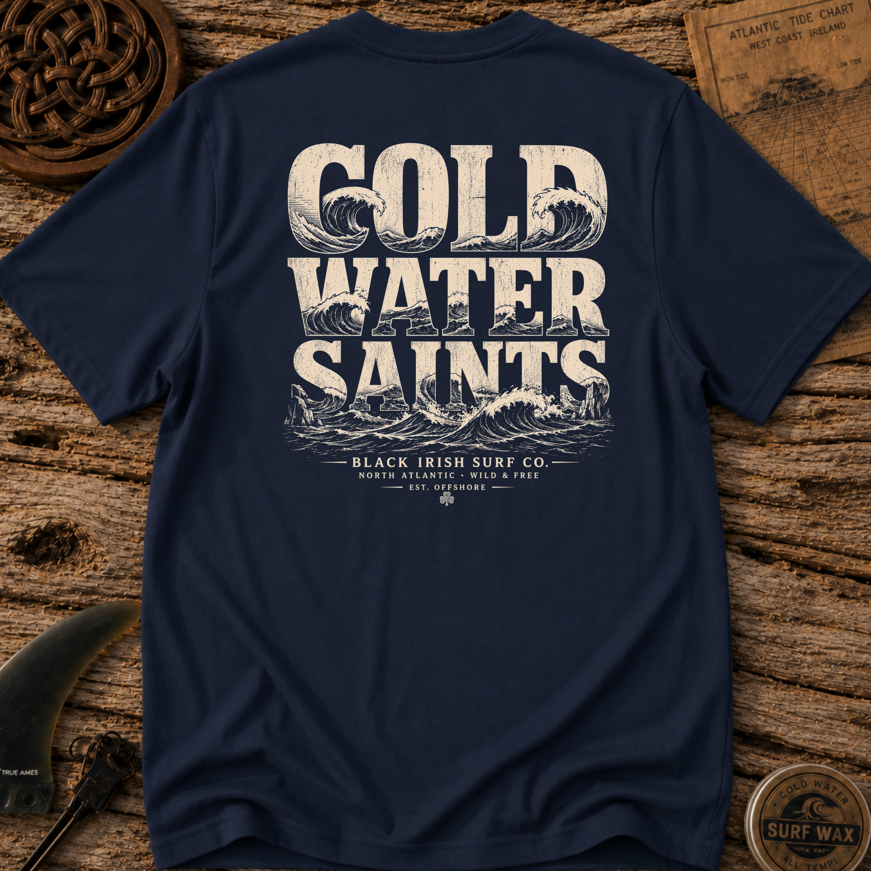 Cold Water Saints Surfing T-shirt