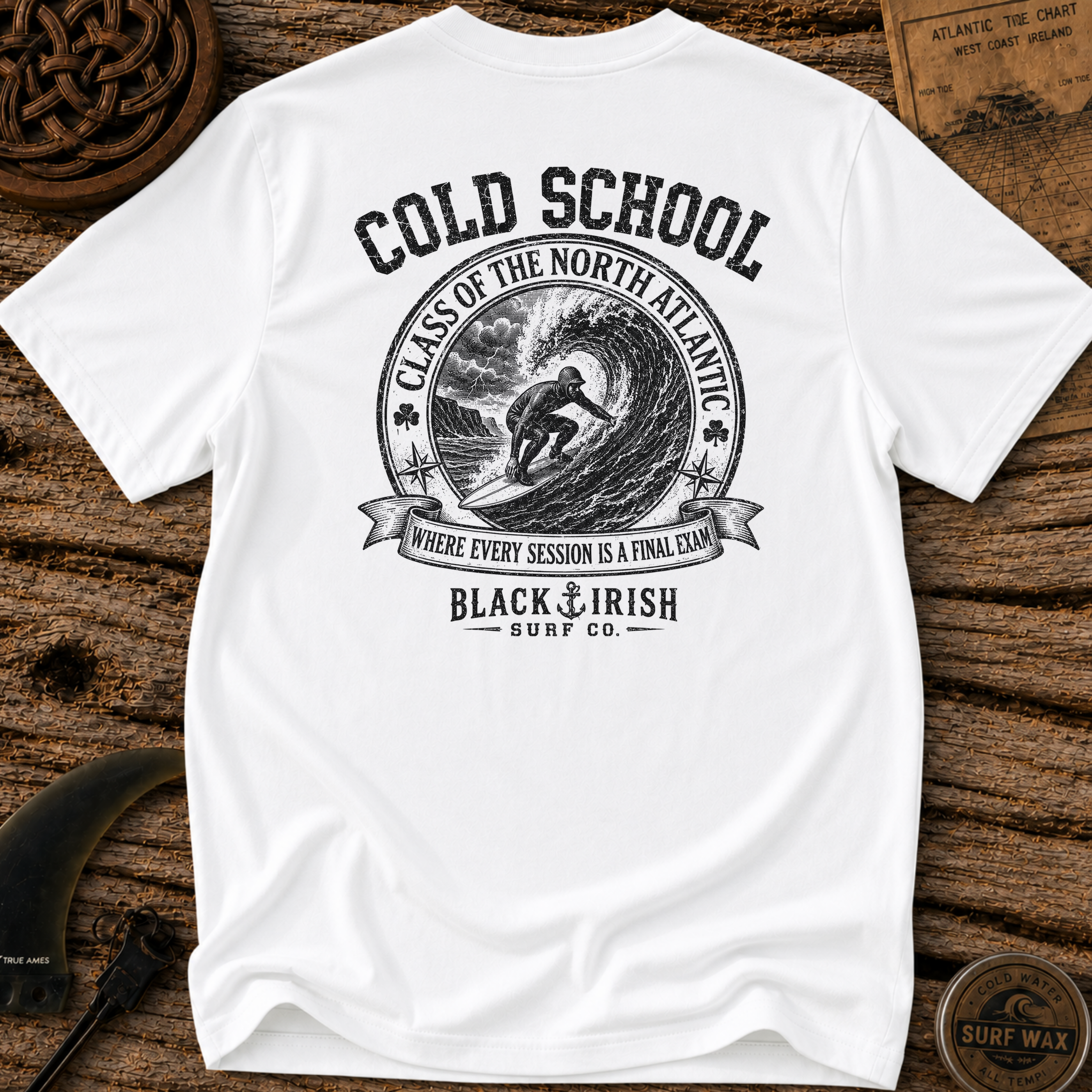 Cold School Final Exam Surfing T-shirt