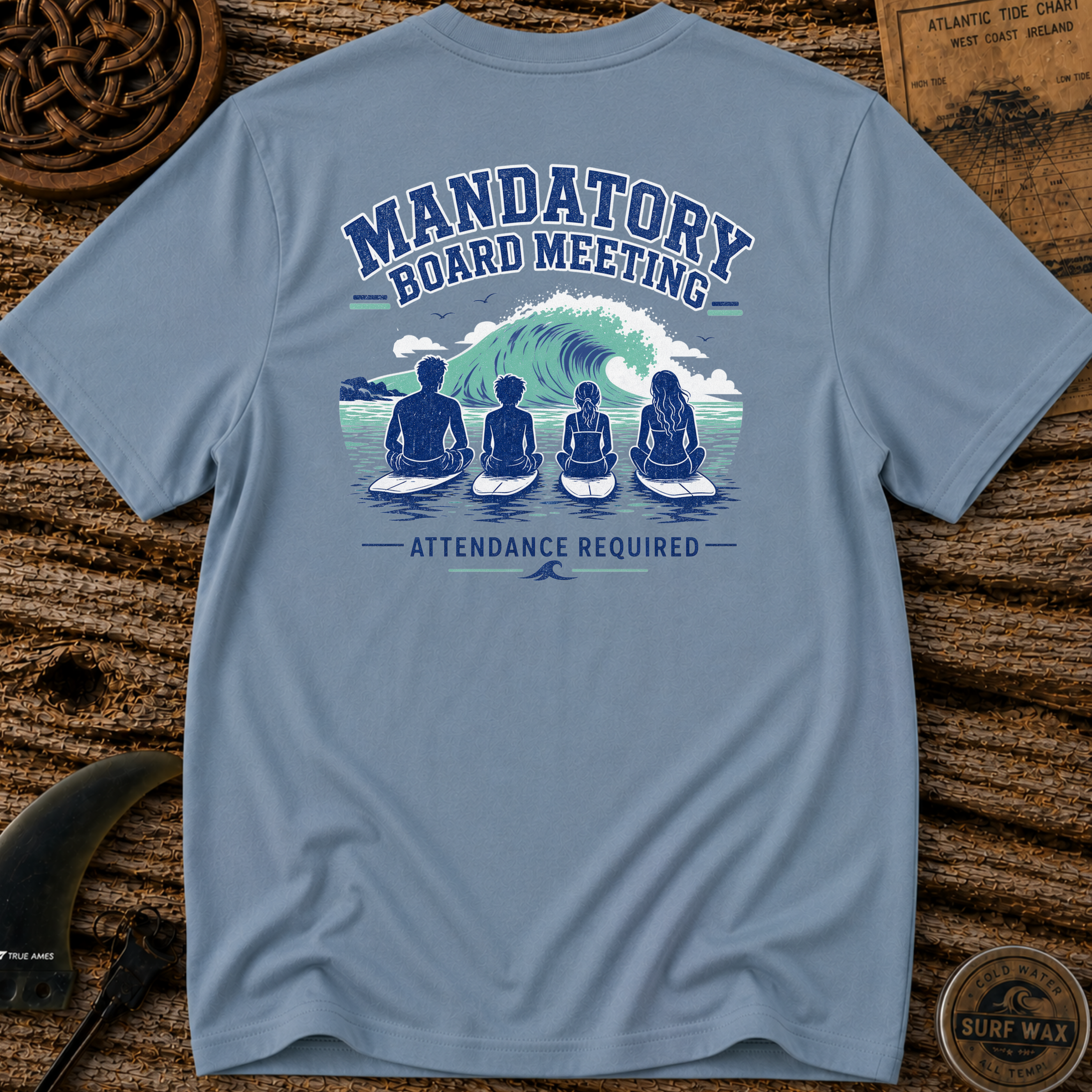 Mandatory Board Meeting Family Surfing T-shirt
