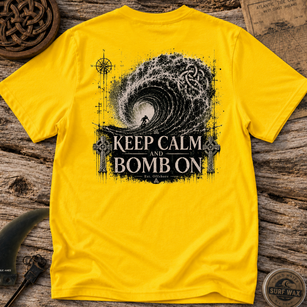Keep Calm Bomb On Surfing T-shirt