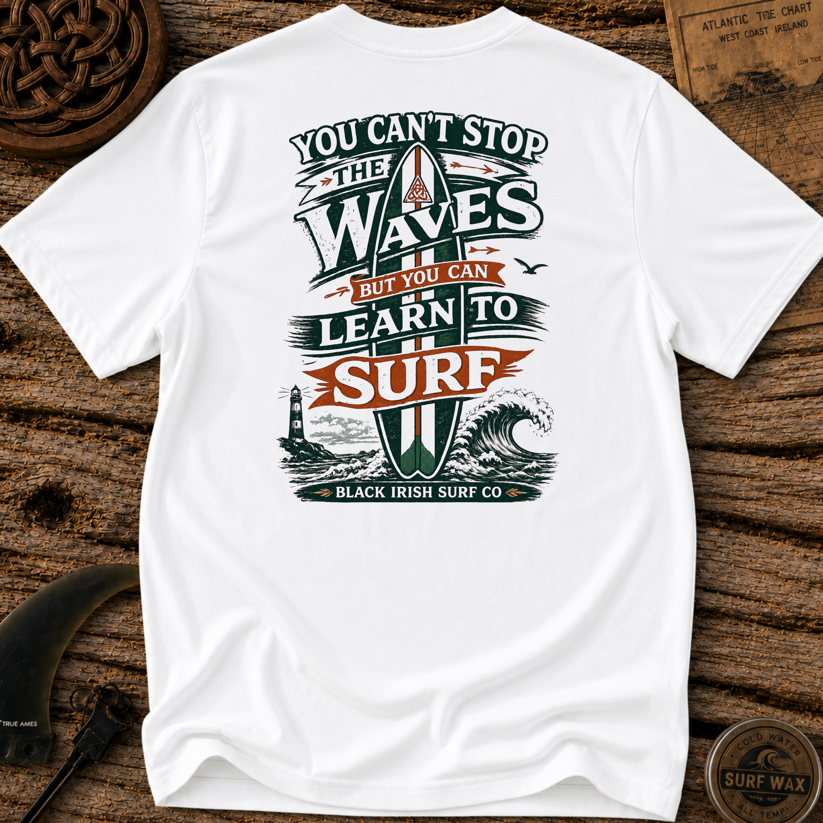 You Can't Stop The Waves Surfing T-shirt