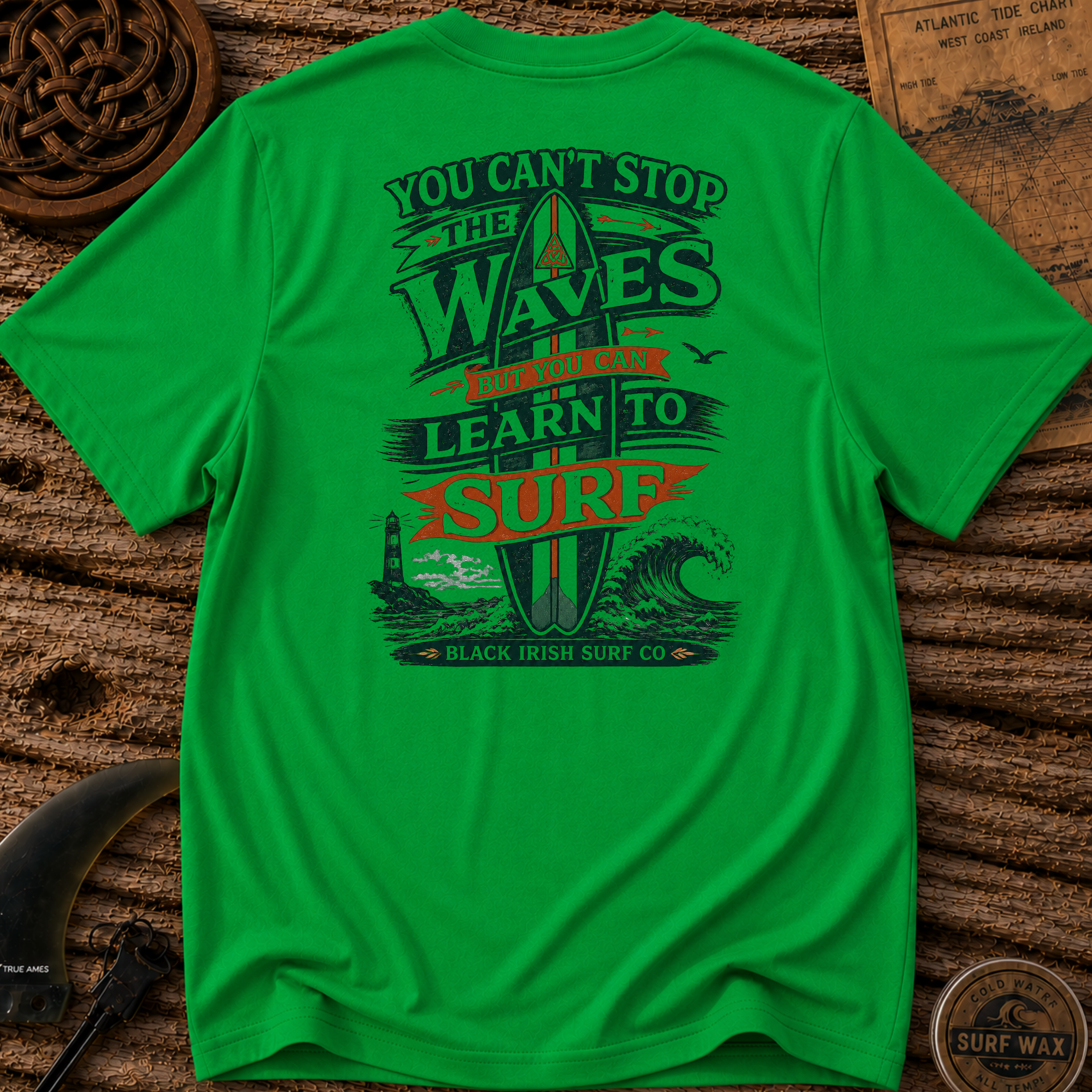 You Can't Stop The Waves Surfing T-shirt