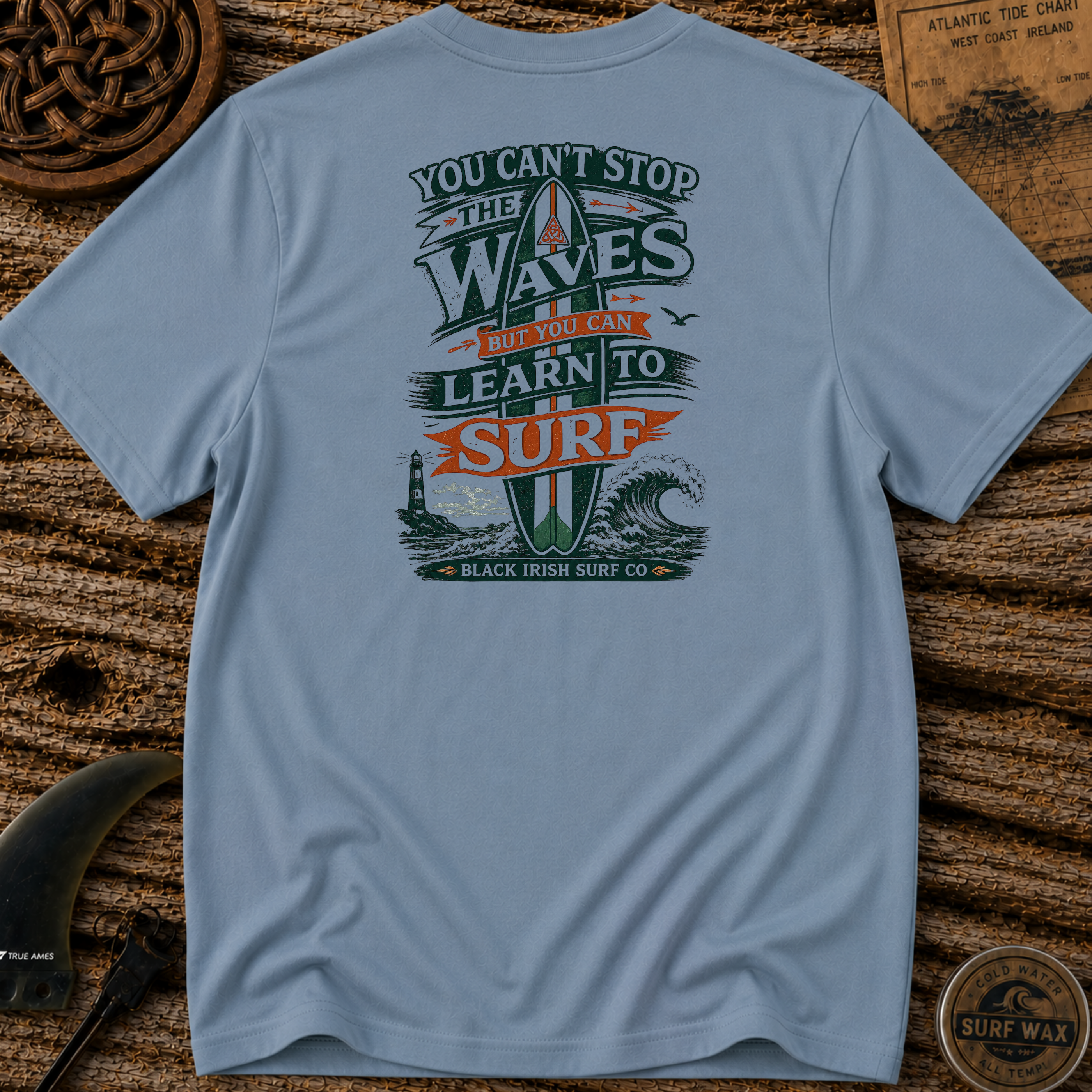 You Can't Stop The Waves Surfing T-shirt