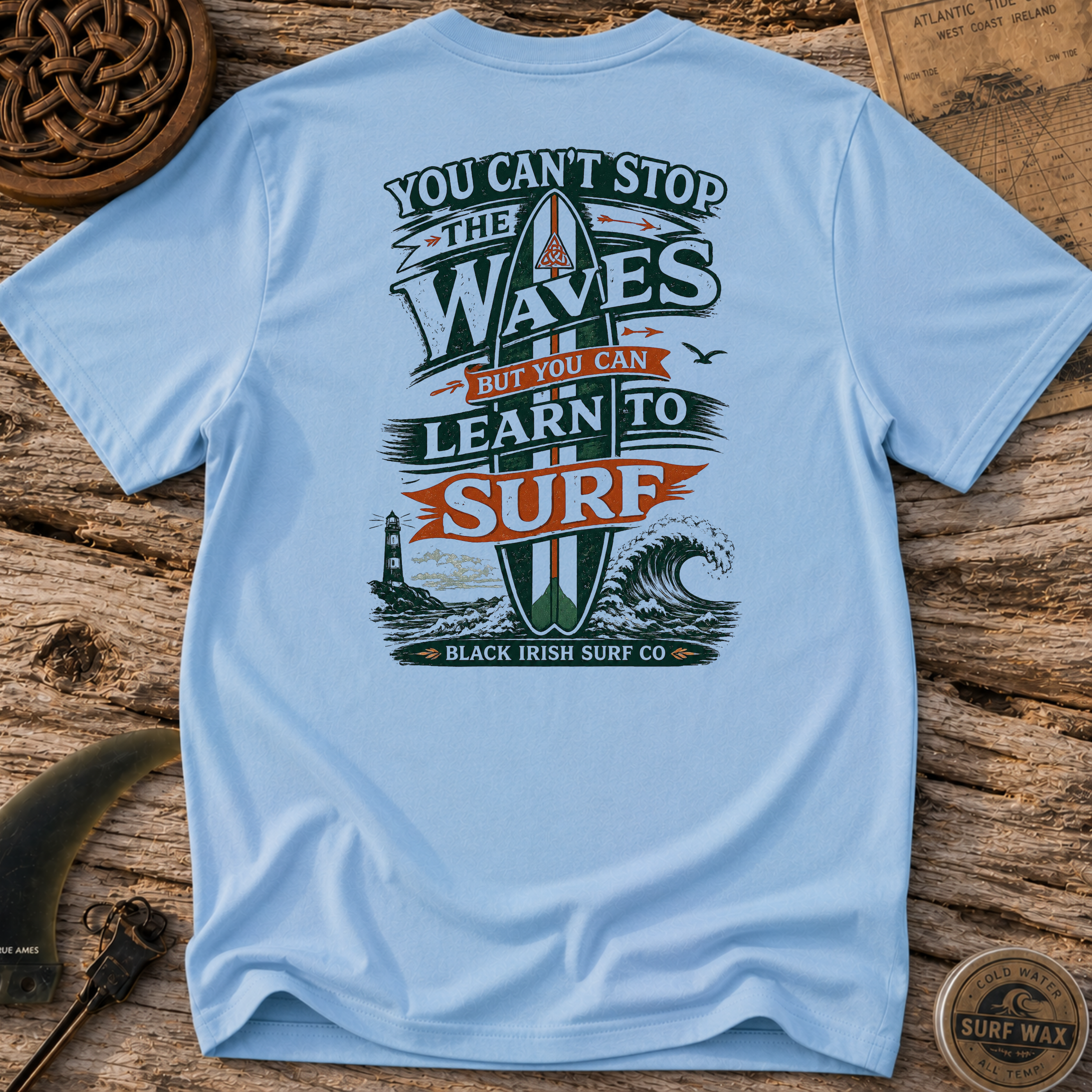 You Can't Stop The Waves Surfing T-shirt
