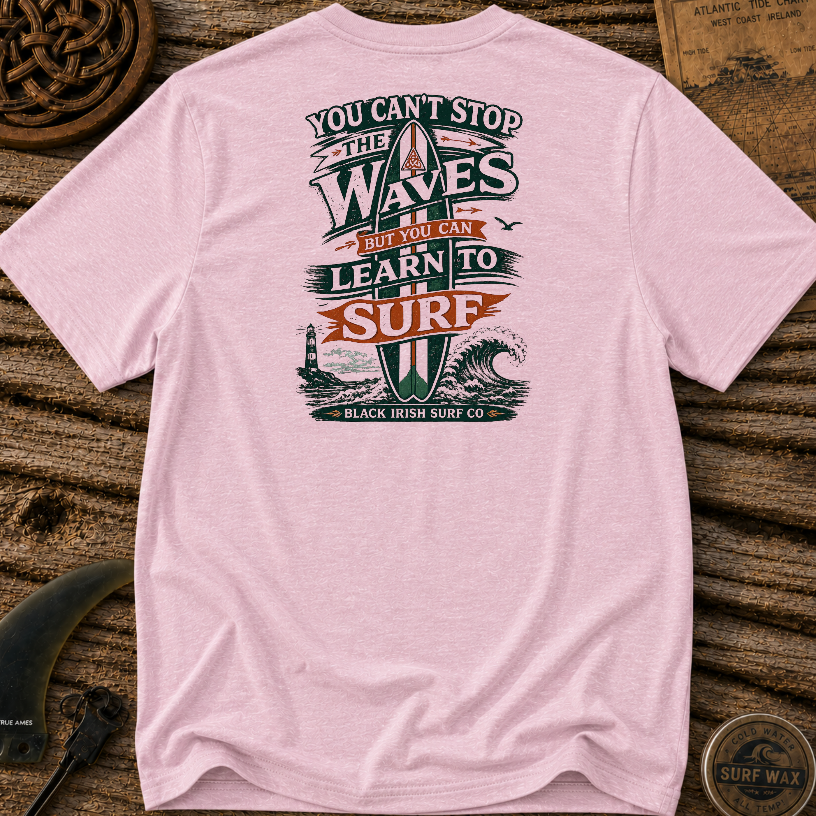 You Can't Stop The Waves Surfing T-shirt