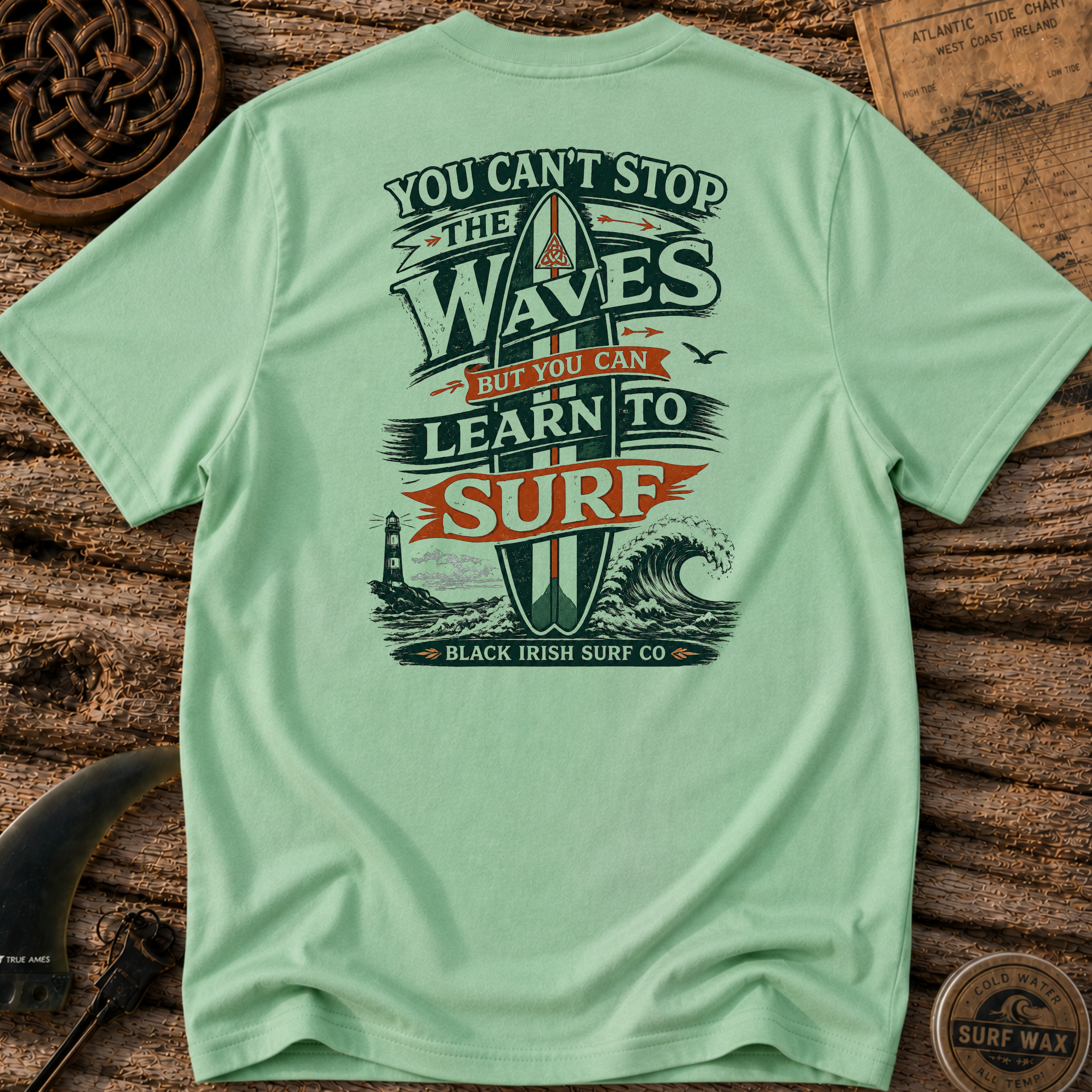 You Can't Stop The Waves Surfing T-shirt