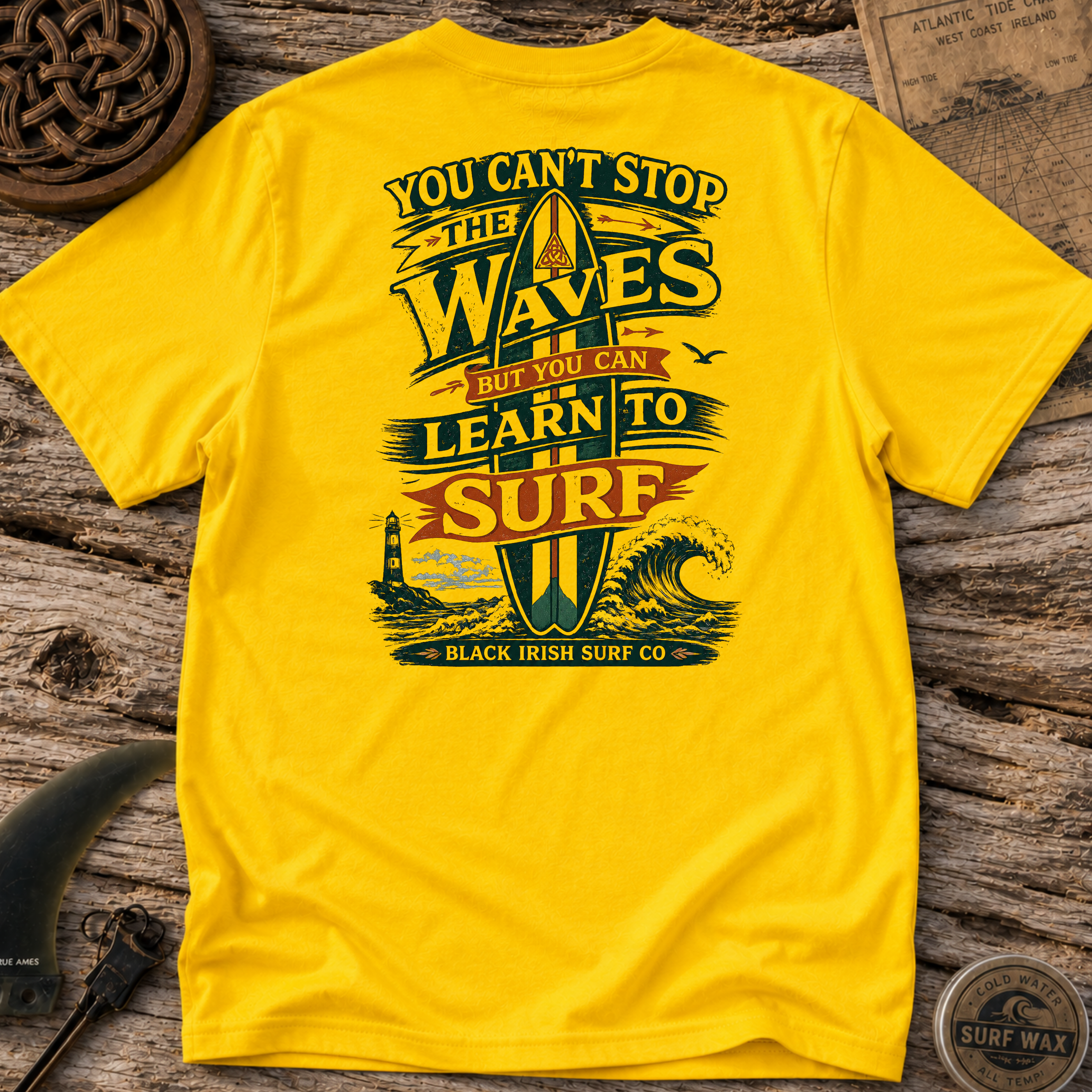 You Can't Stop The Waves Surfing T-shirt