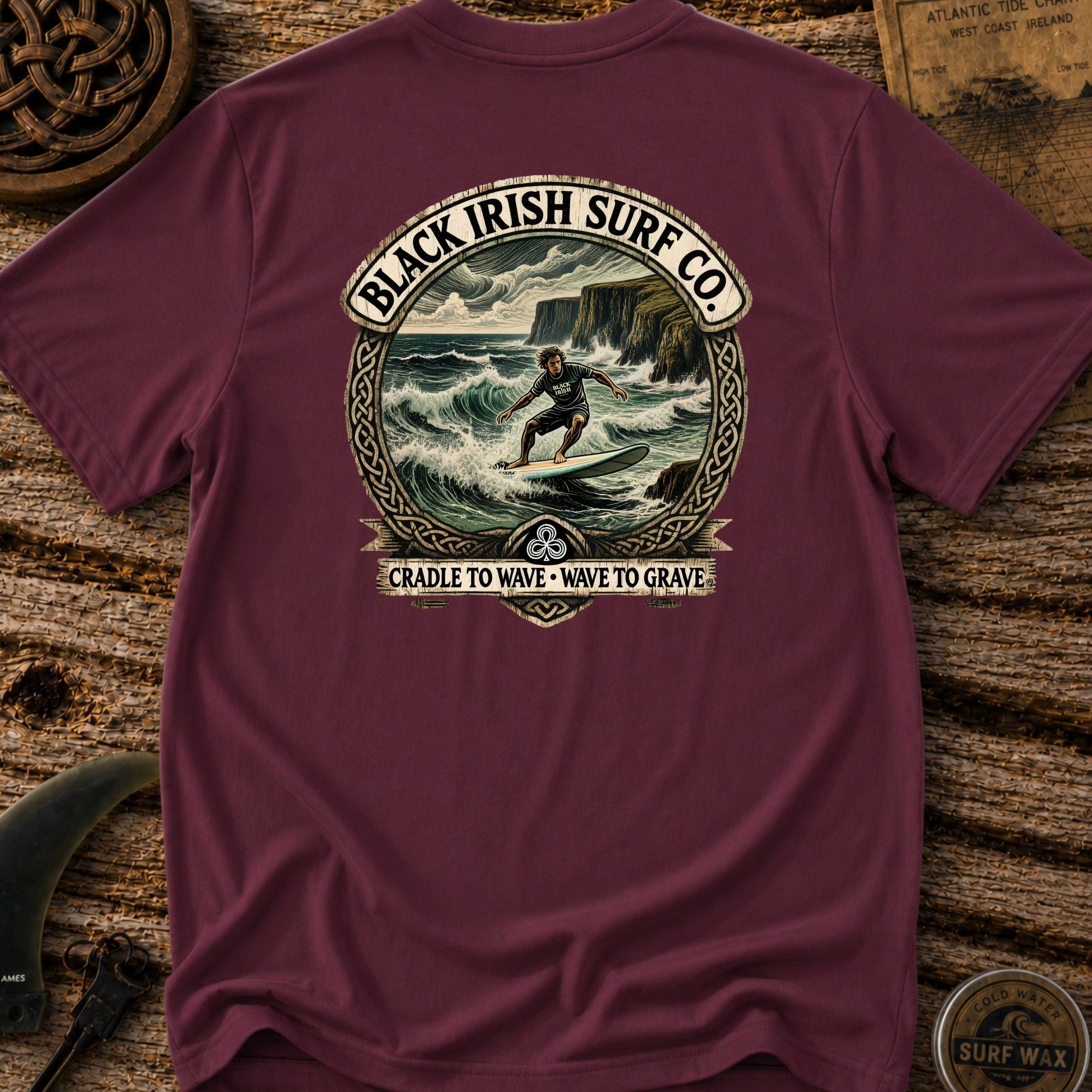 West Coast Ireland Surfer T-shirt
