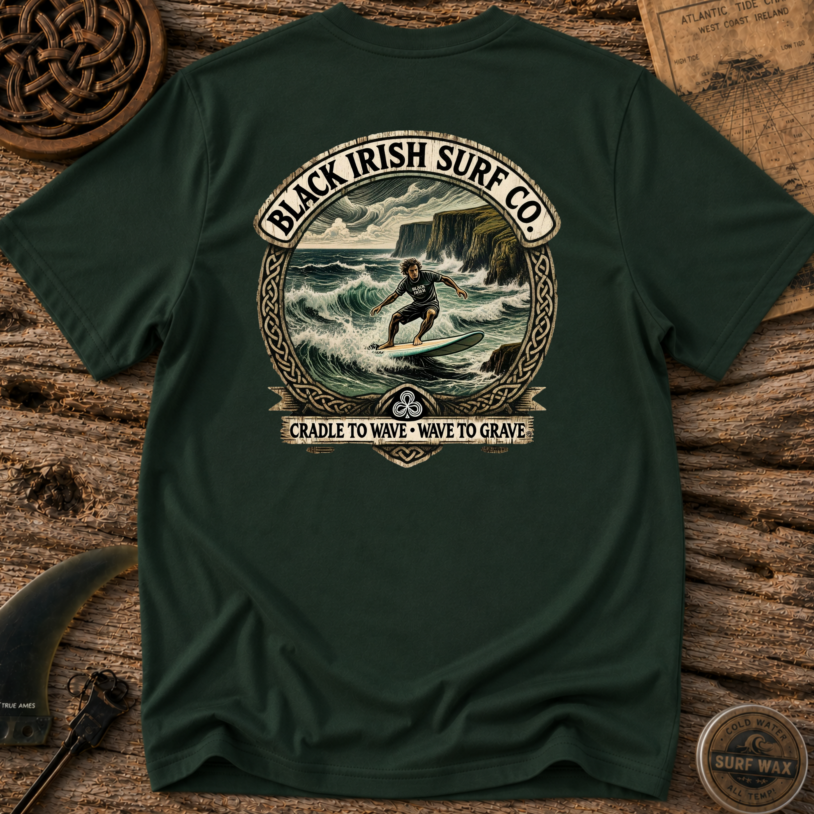 West Coast Ireland Surfer T-shirt