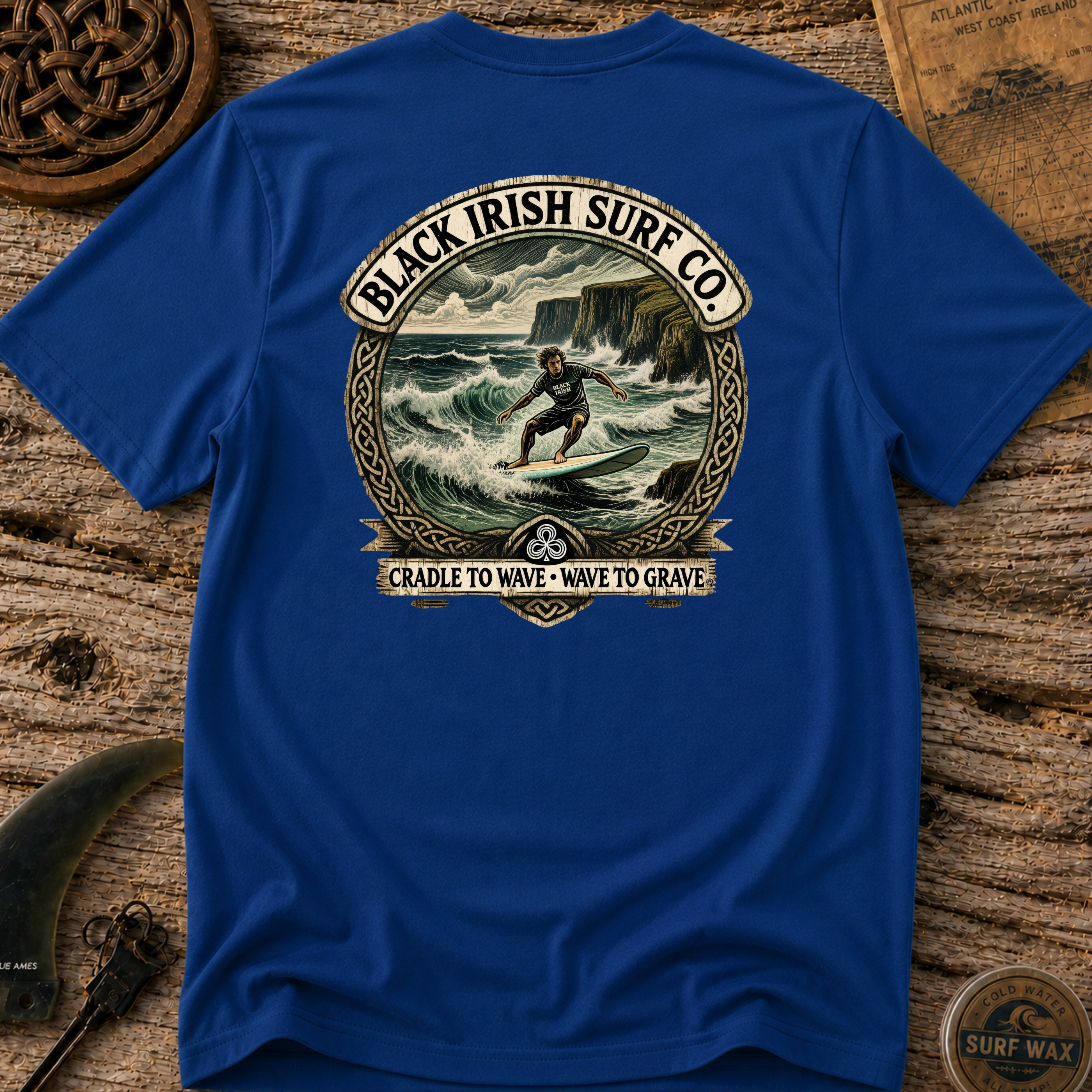 West Coast Ireland Surfer T-shirt