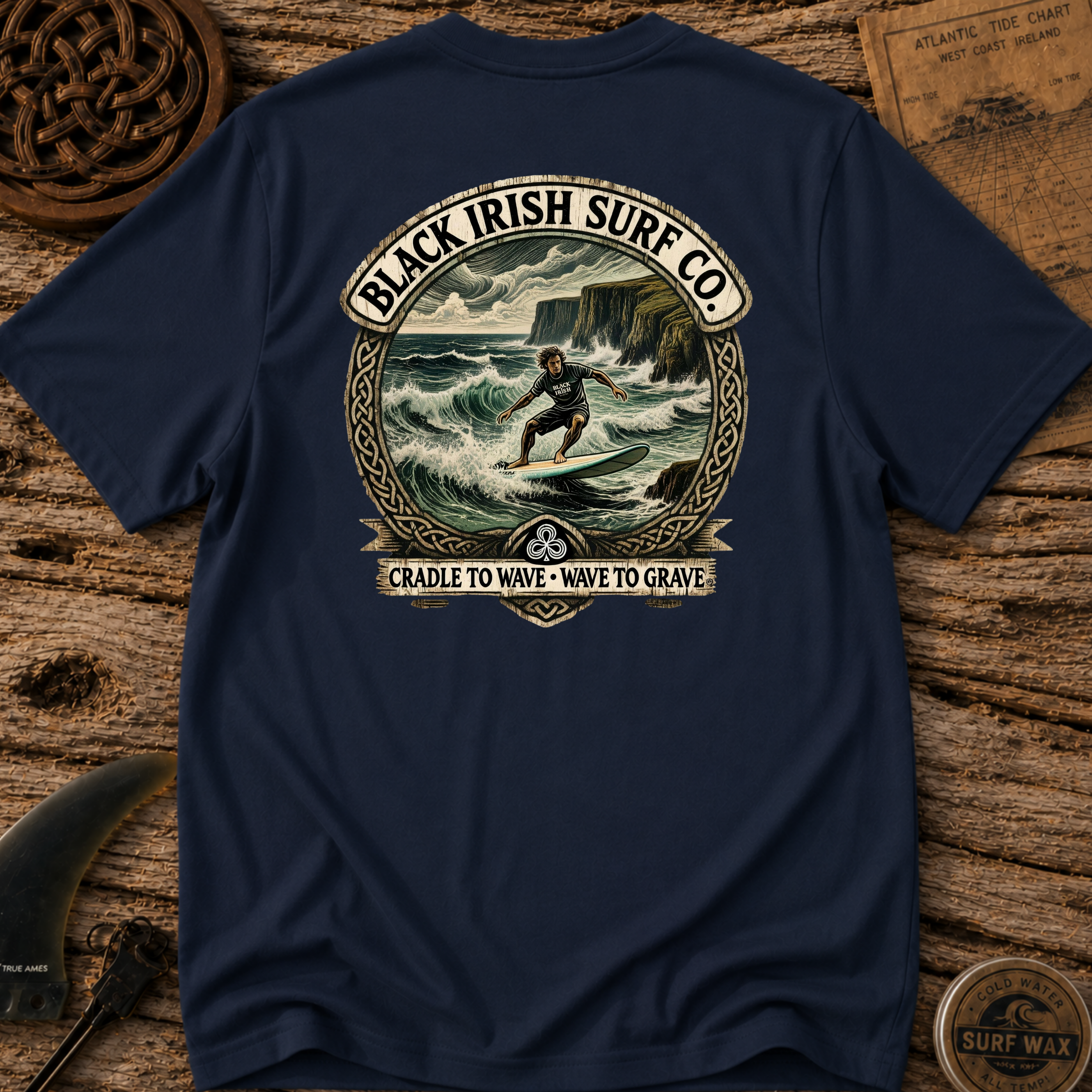 West Coast Ireland Surfer T-shirt