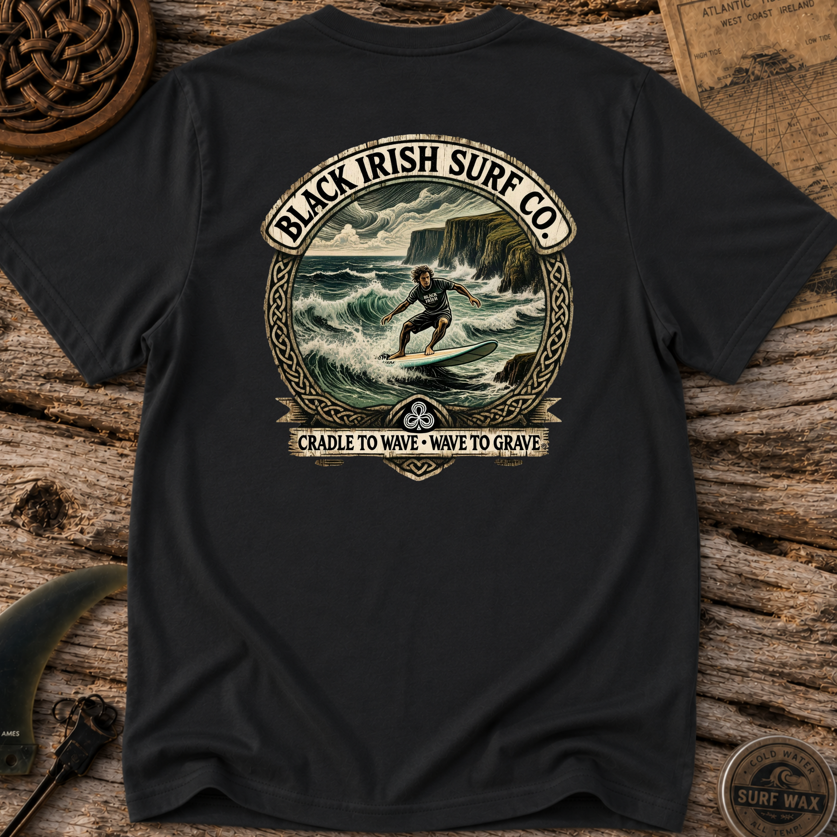 West Coast Ireland Surfer T-shirt
