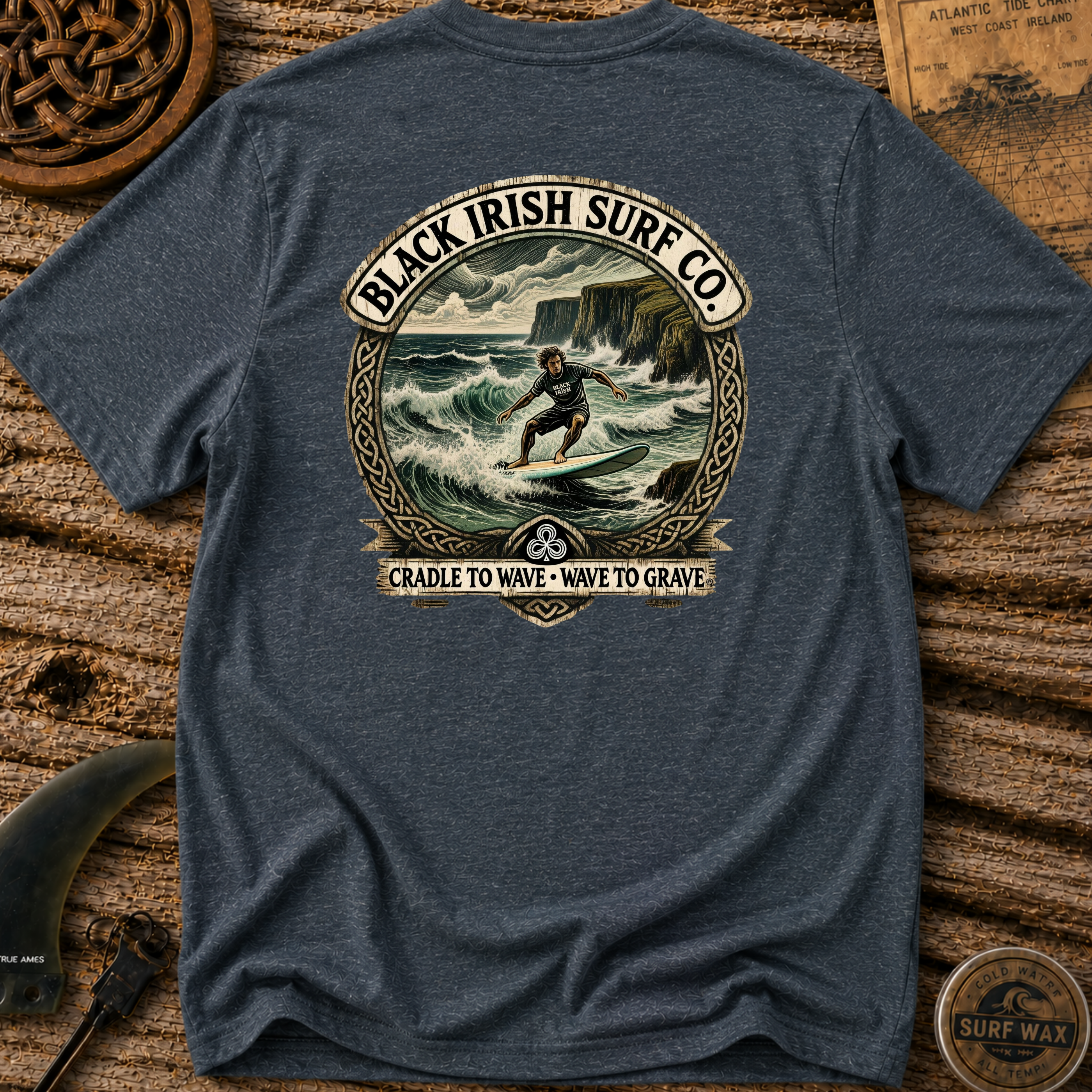 West Coast Ireland Surfer T-shirt