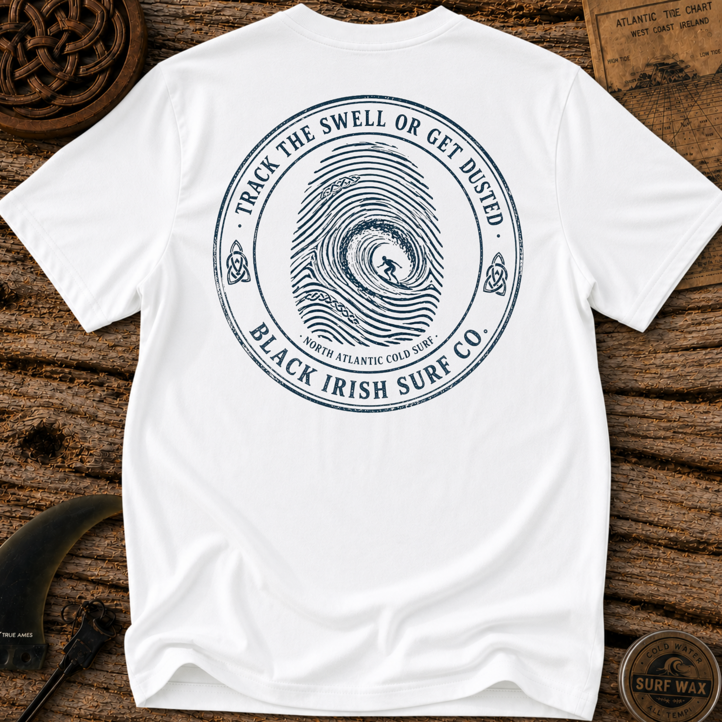 Track The Swell Surfing T-shirt
