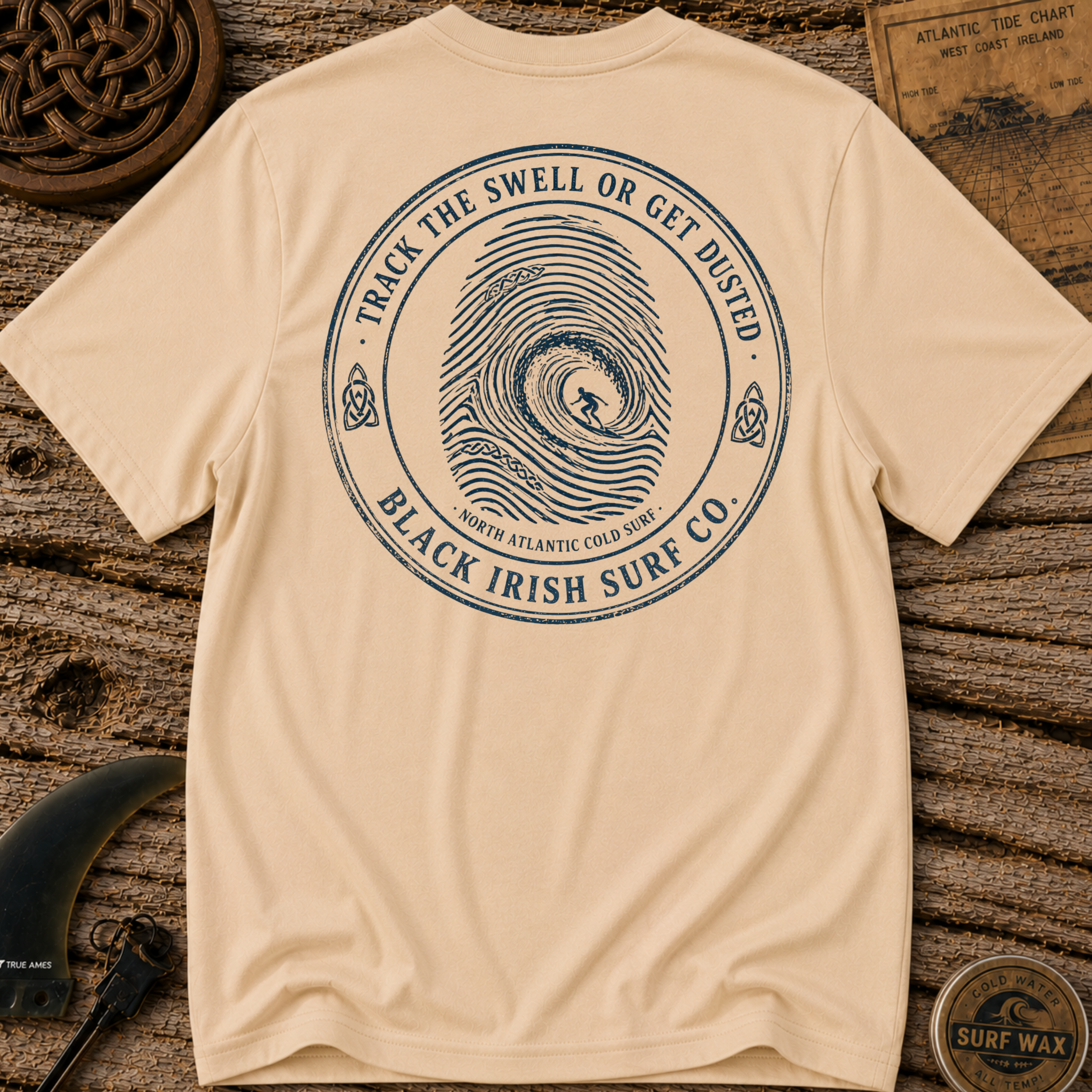 Track The Swell Surfing T-shirt