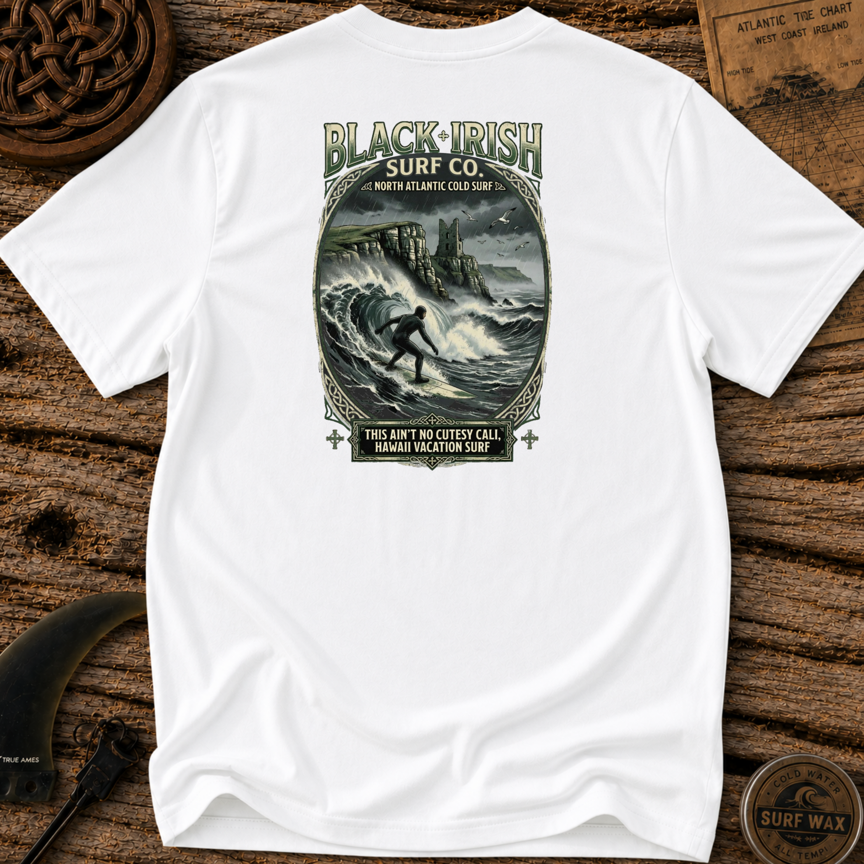 Cold Water Surf Not For The Timid T-shirt