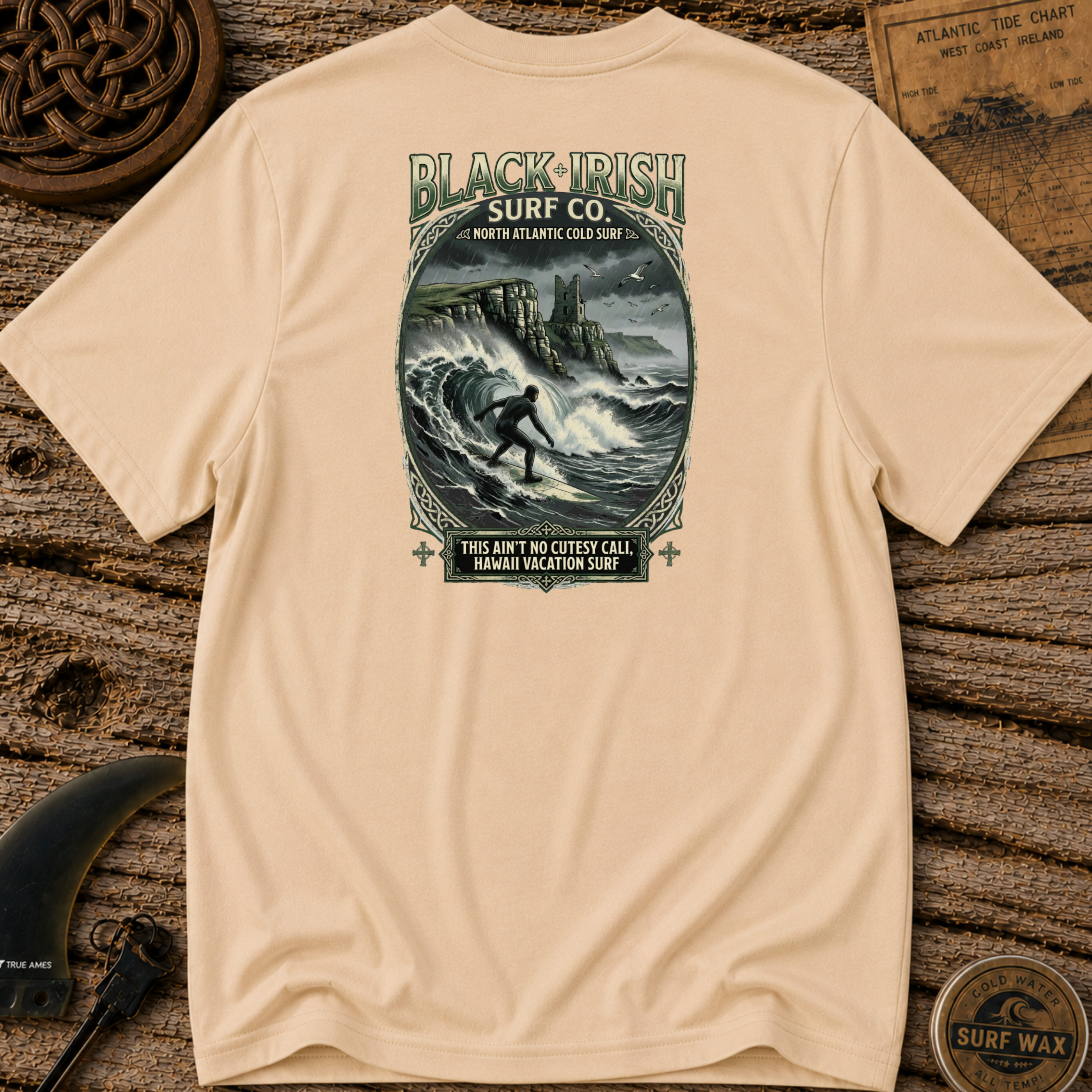 Cold Water Surf Not For The Timid T-shirt