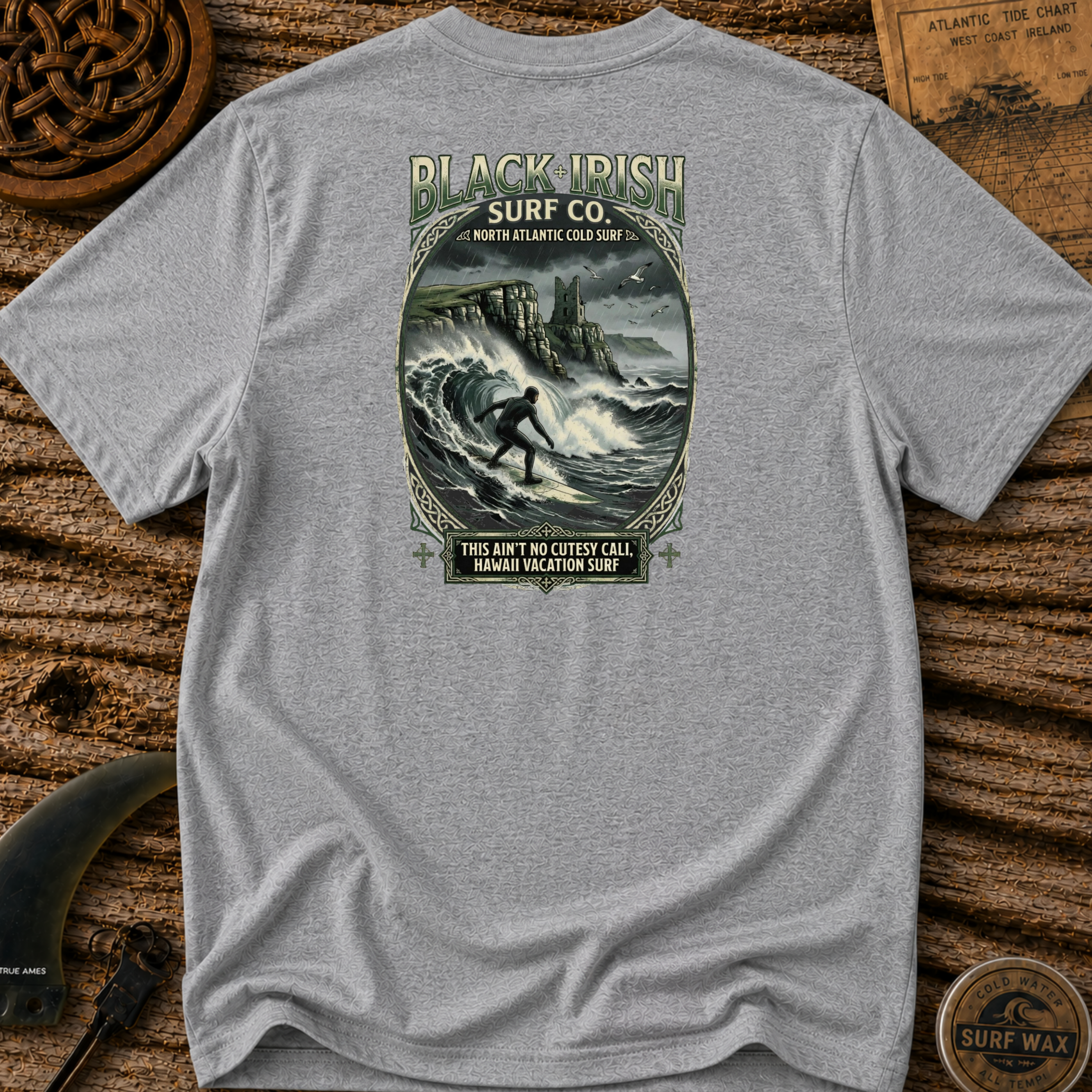 Cold Water Surf Not For The Timid T-shirt