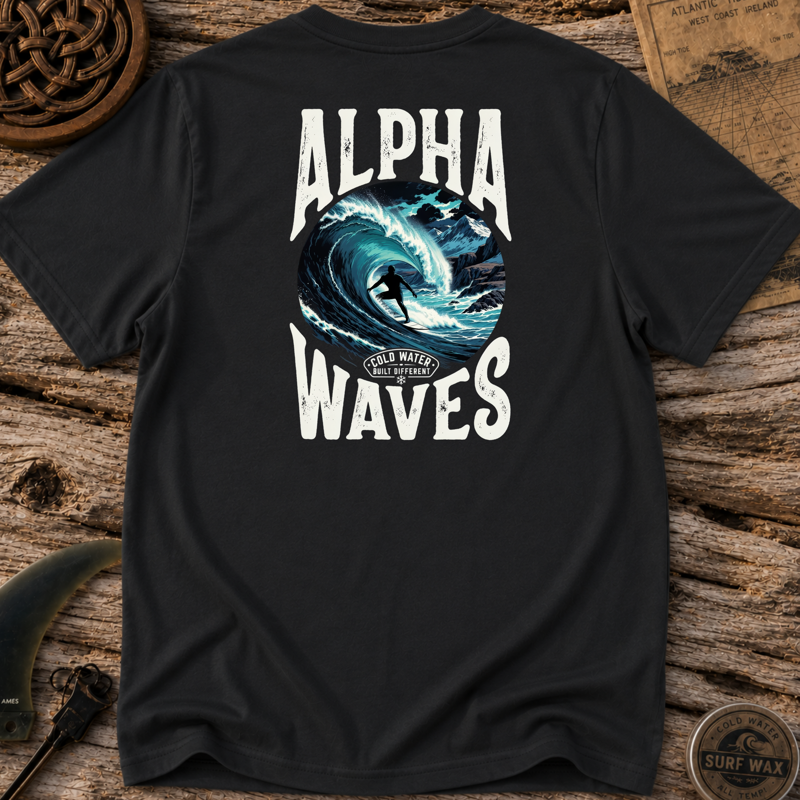 Alpha Waves Surfing T-shirt