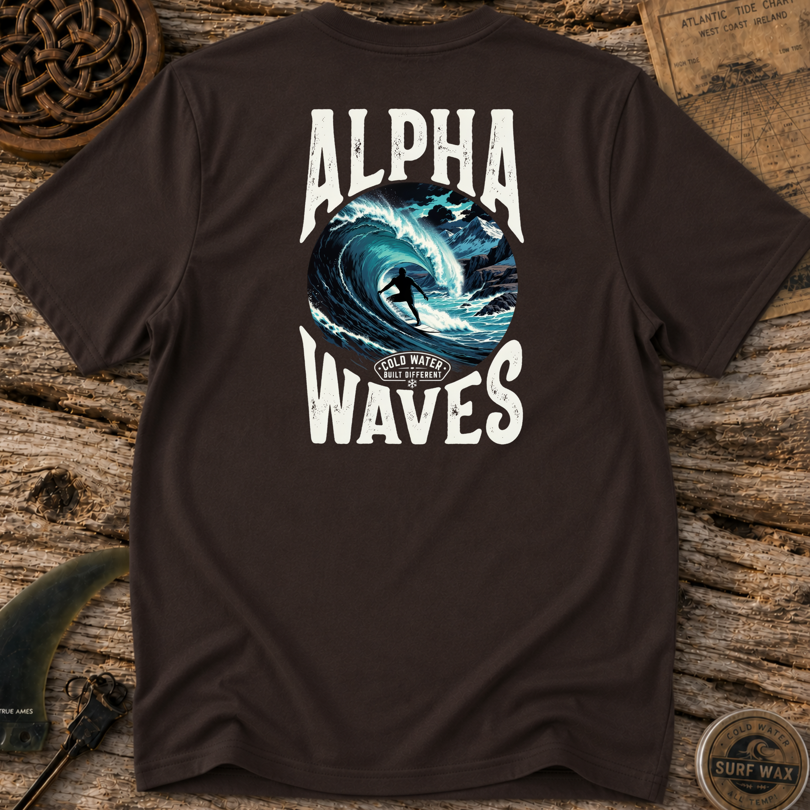 Alpha Waves Surfing T-shirt