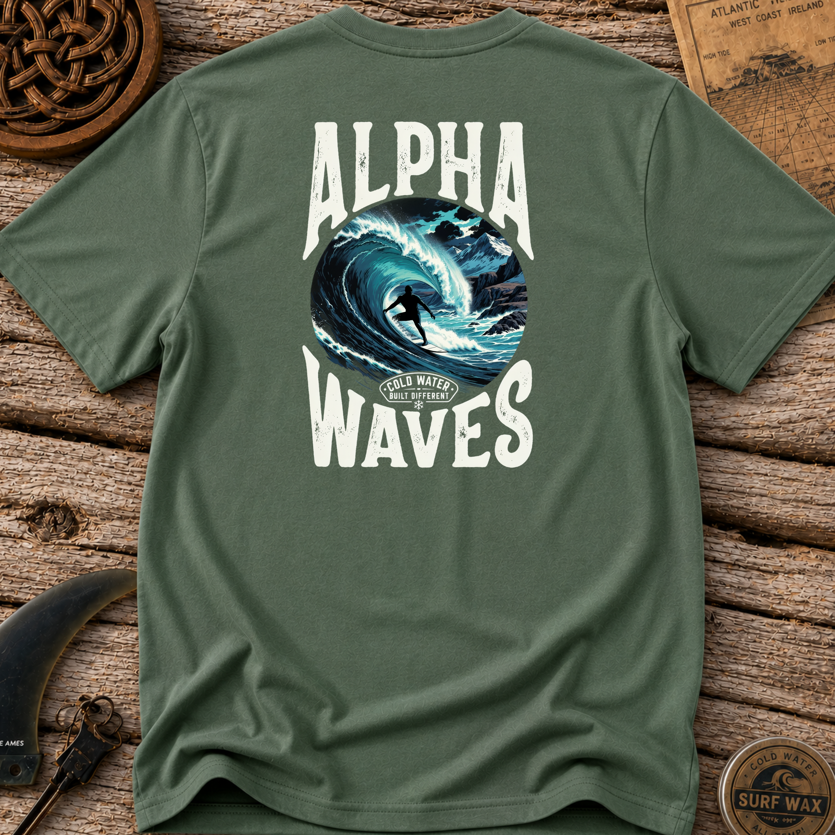 Alpha Waves Surfing T-shirt