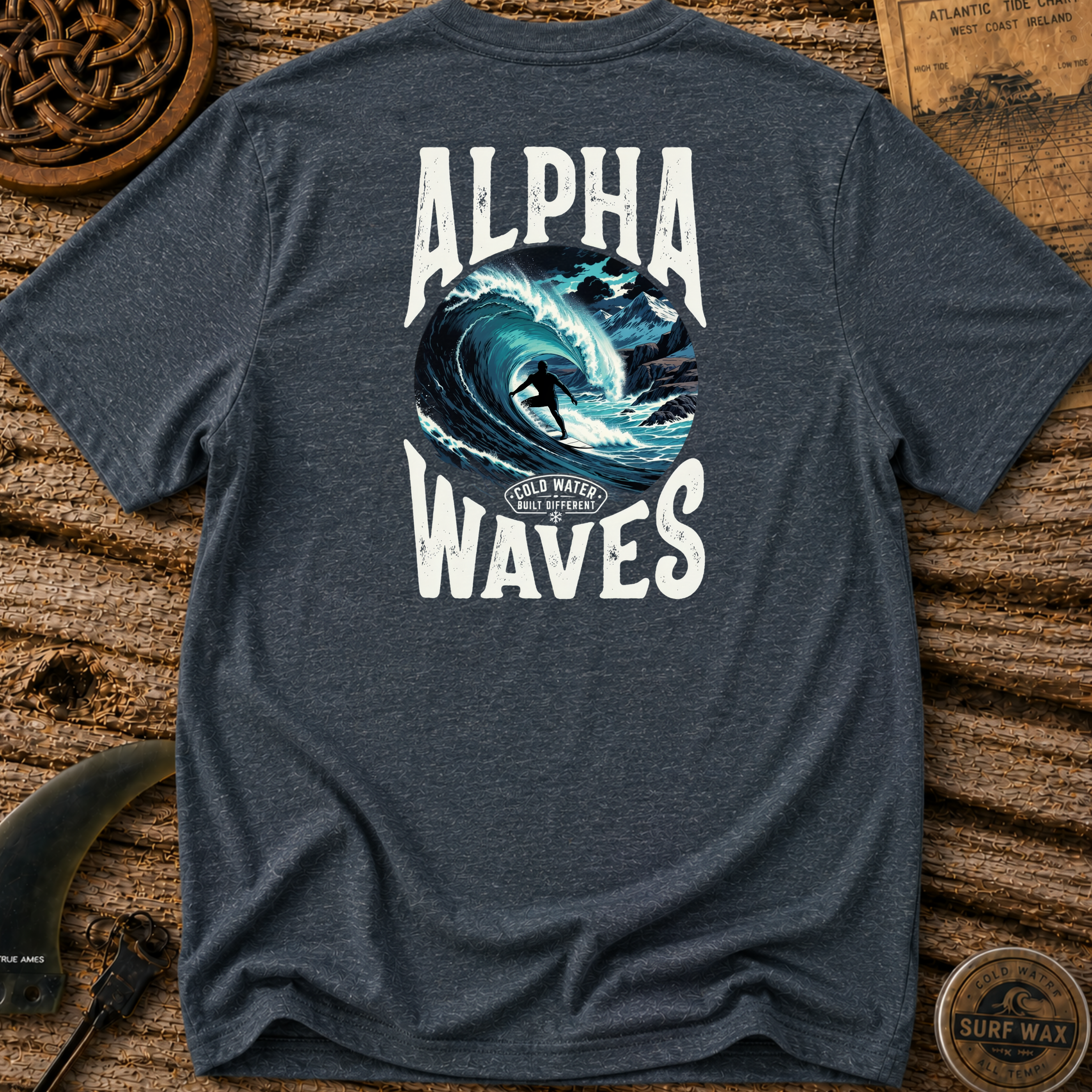 Alpha Waves Surfing T-shirt