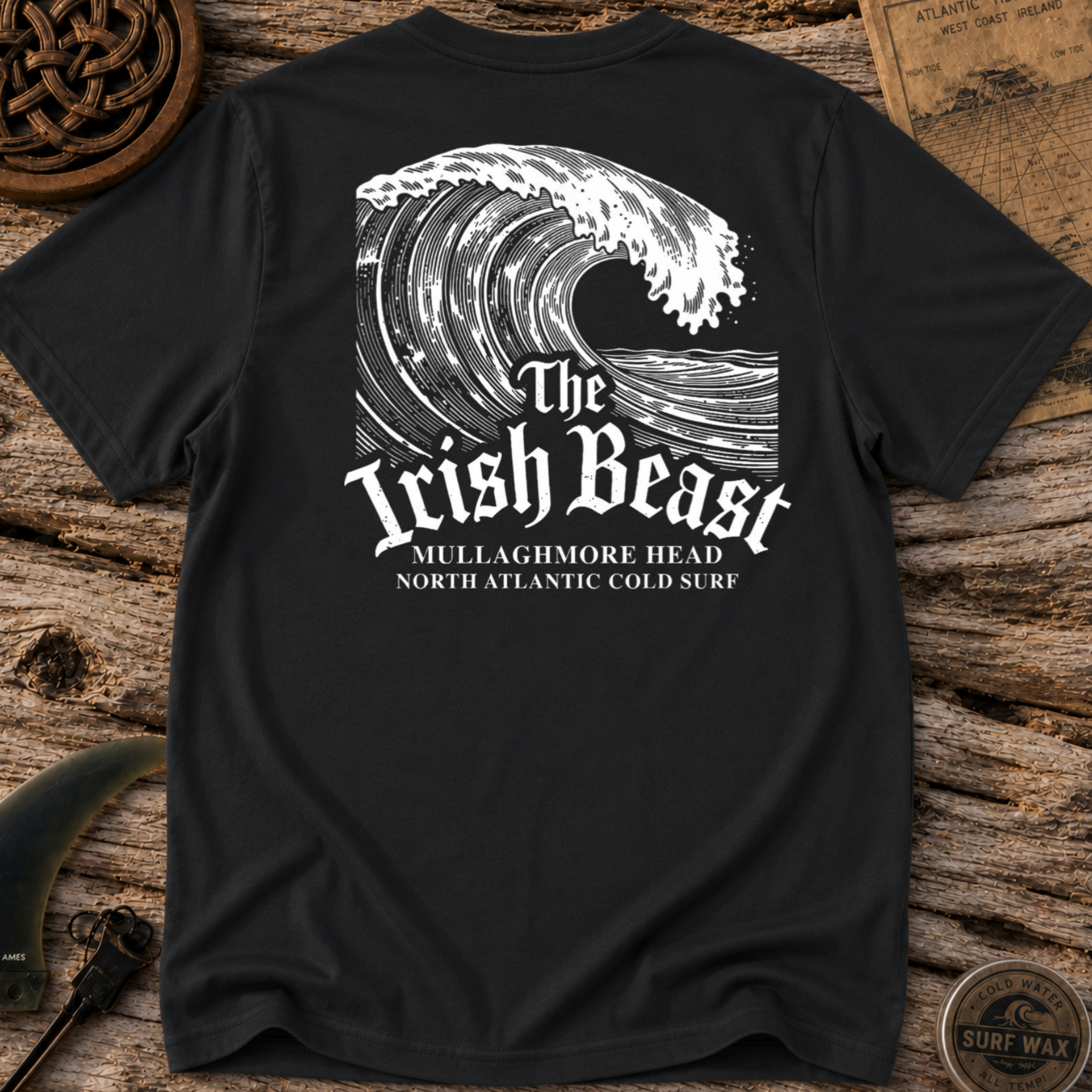 Mulligahmore The Irish Beast Surfing T-shirt