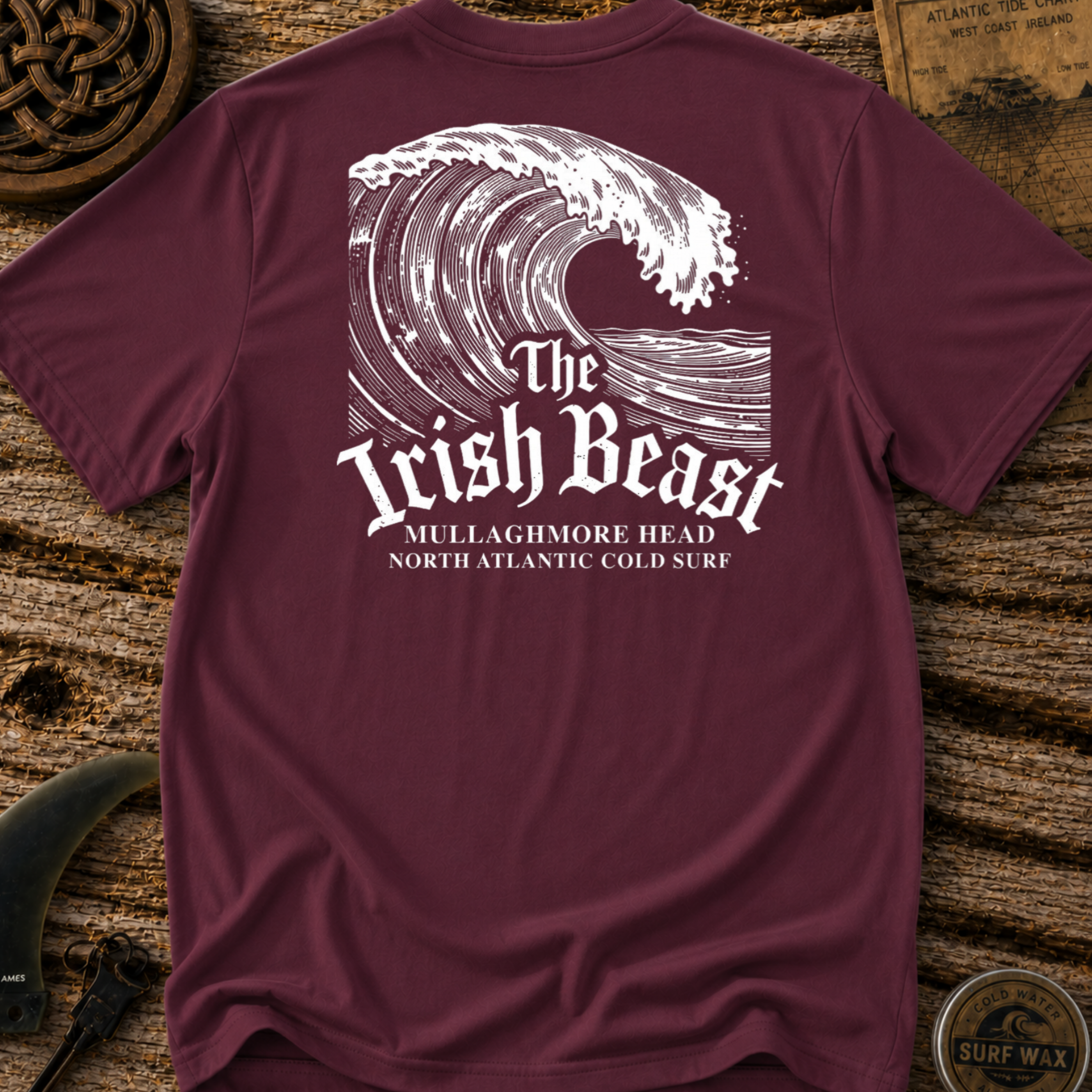 Mulligahmore The Irish Beast Surfing T-shirt