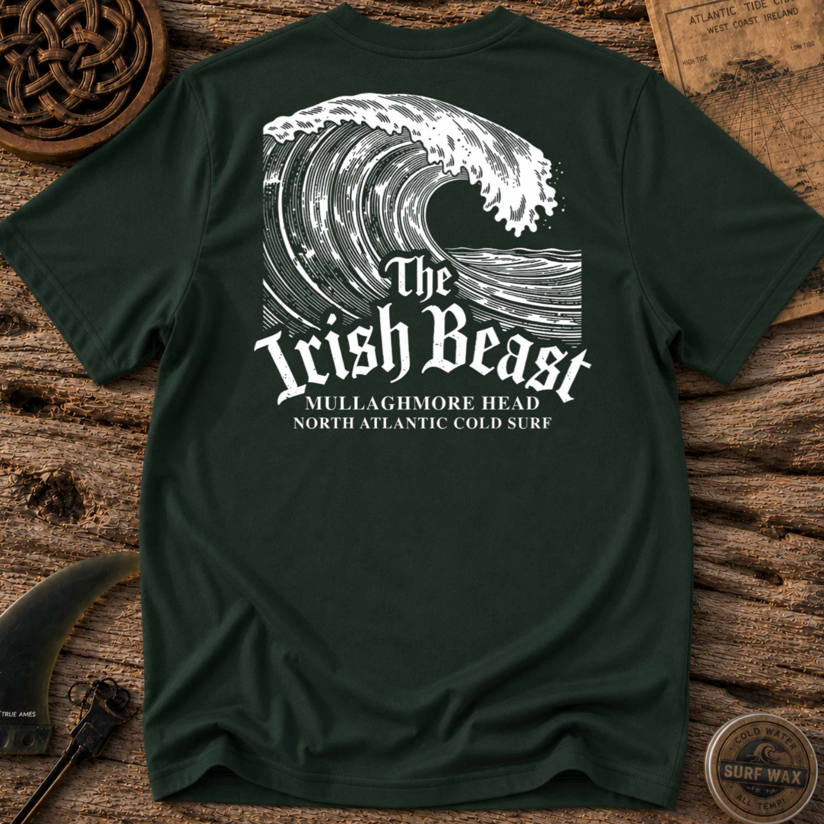 Mulligahmore The Irish Beast Surfing T-shirt