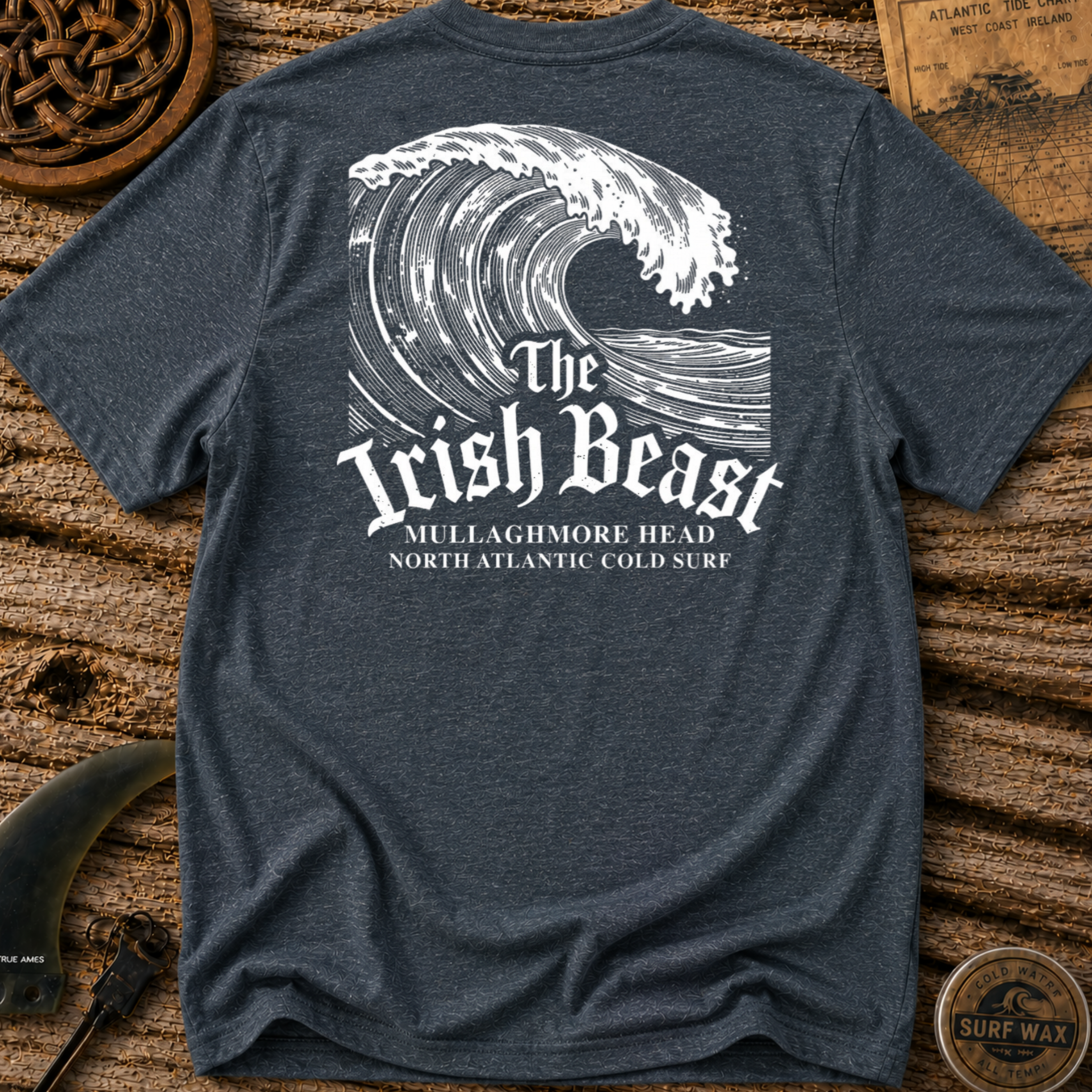 Mulligahmore The Irish Beast Surfing T-shirt