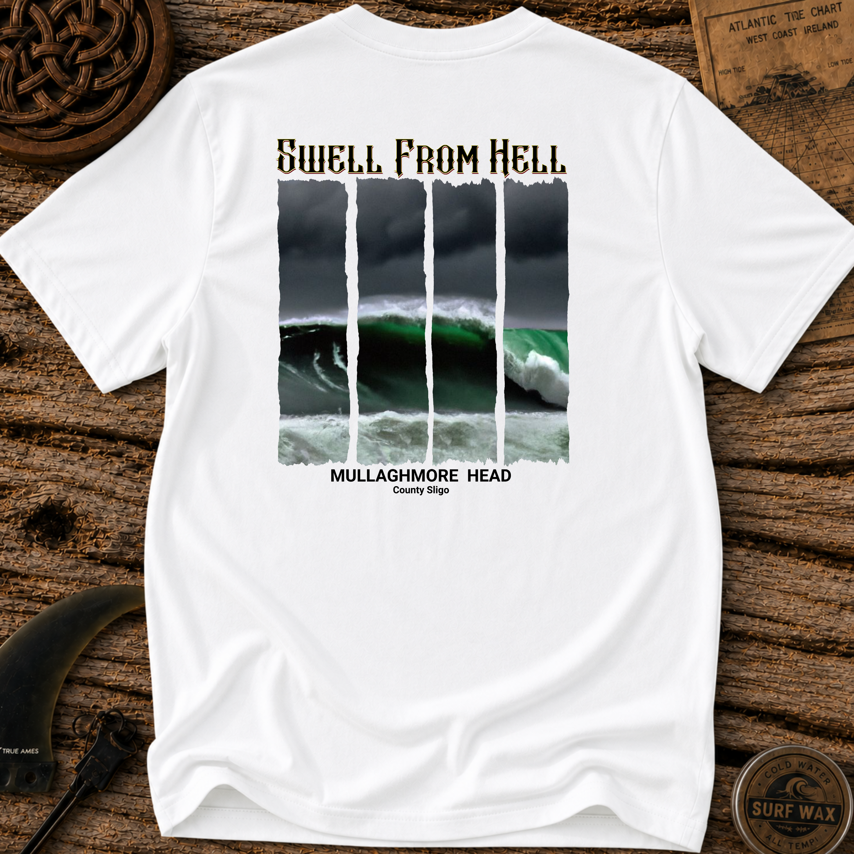 Swell From Hell Surfing T-shirt