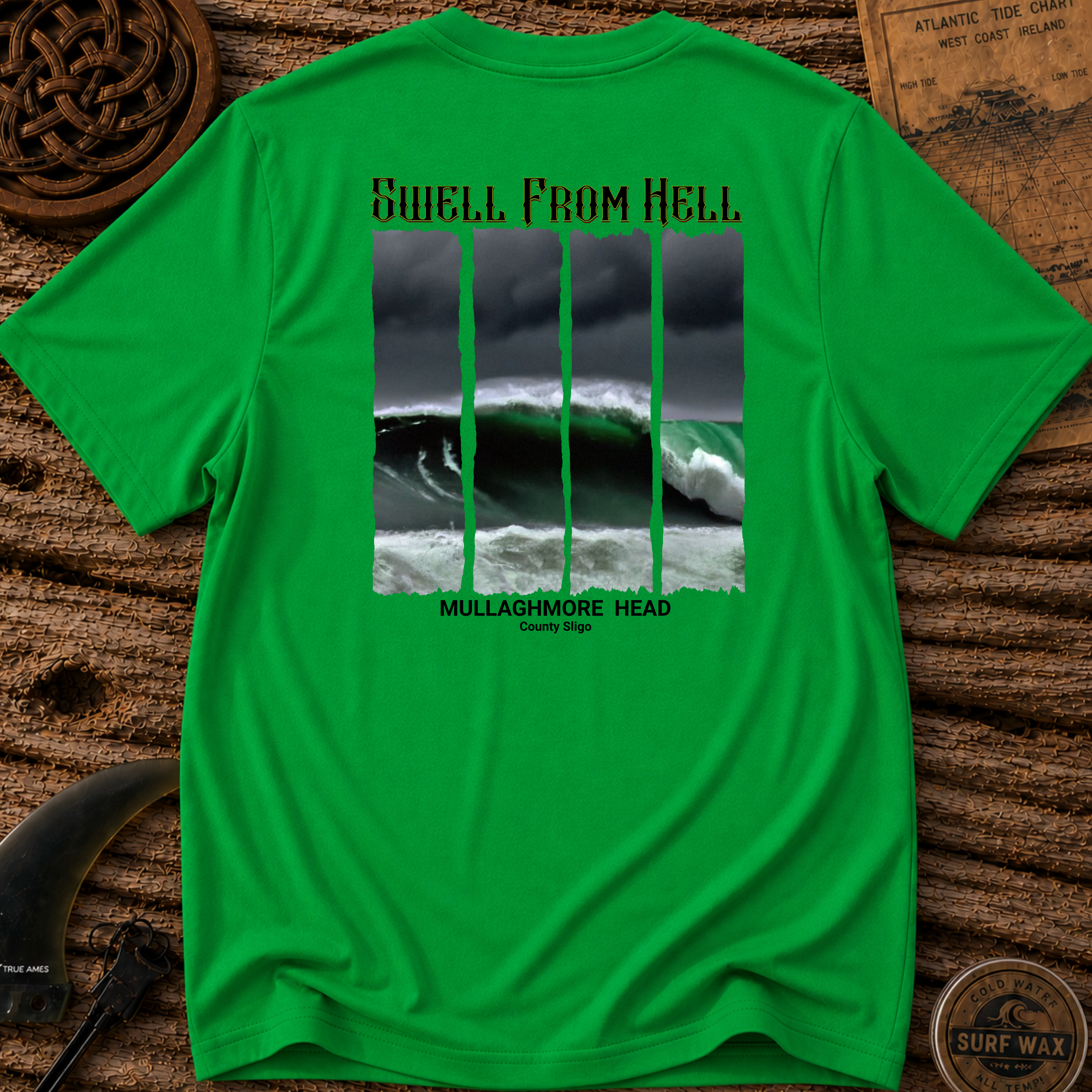 Swell From Hell Surfing T-shirt