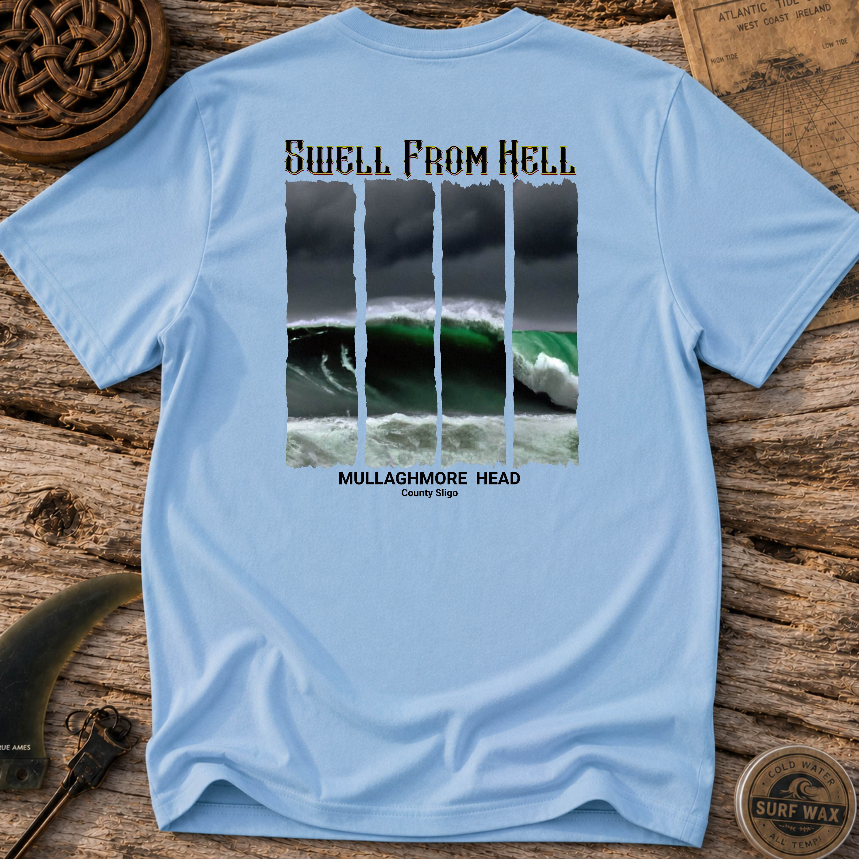 Swell From Hell Surfing T-shirt