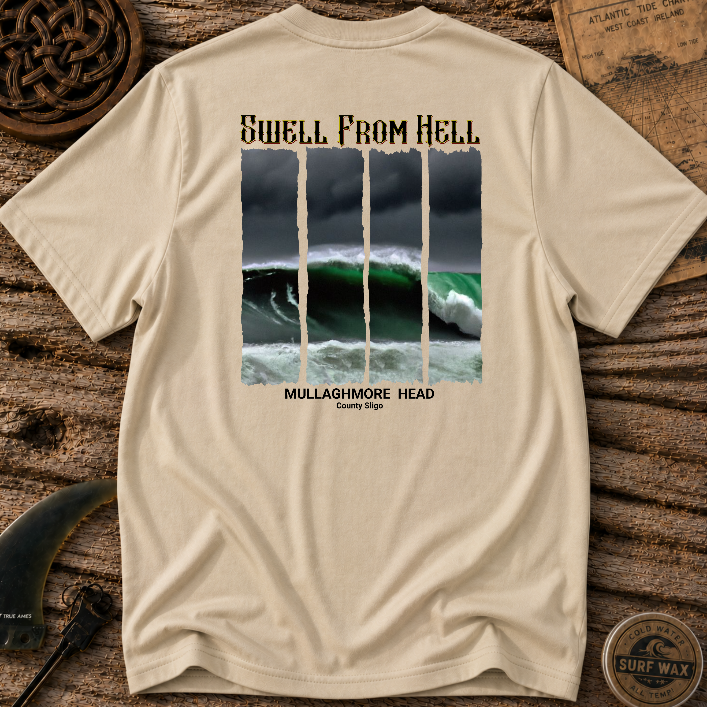 Swell From Hell Surfing T-shirt