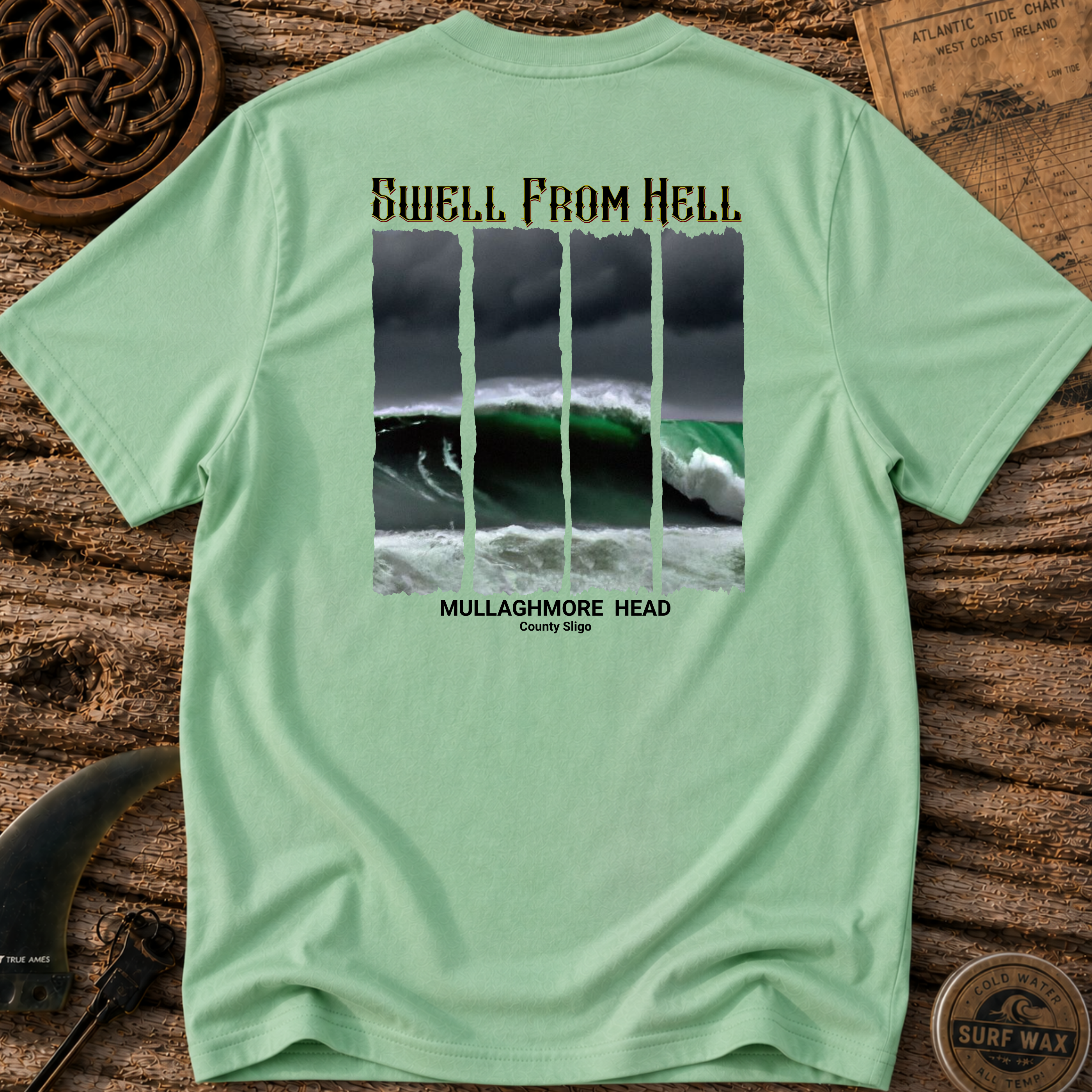 Swell From Hell Surfing T-shirt