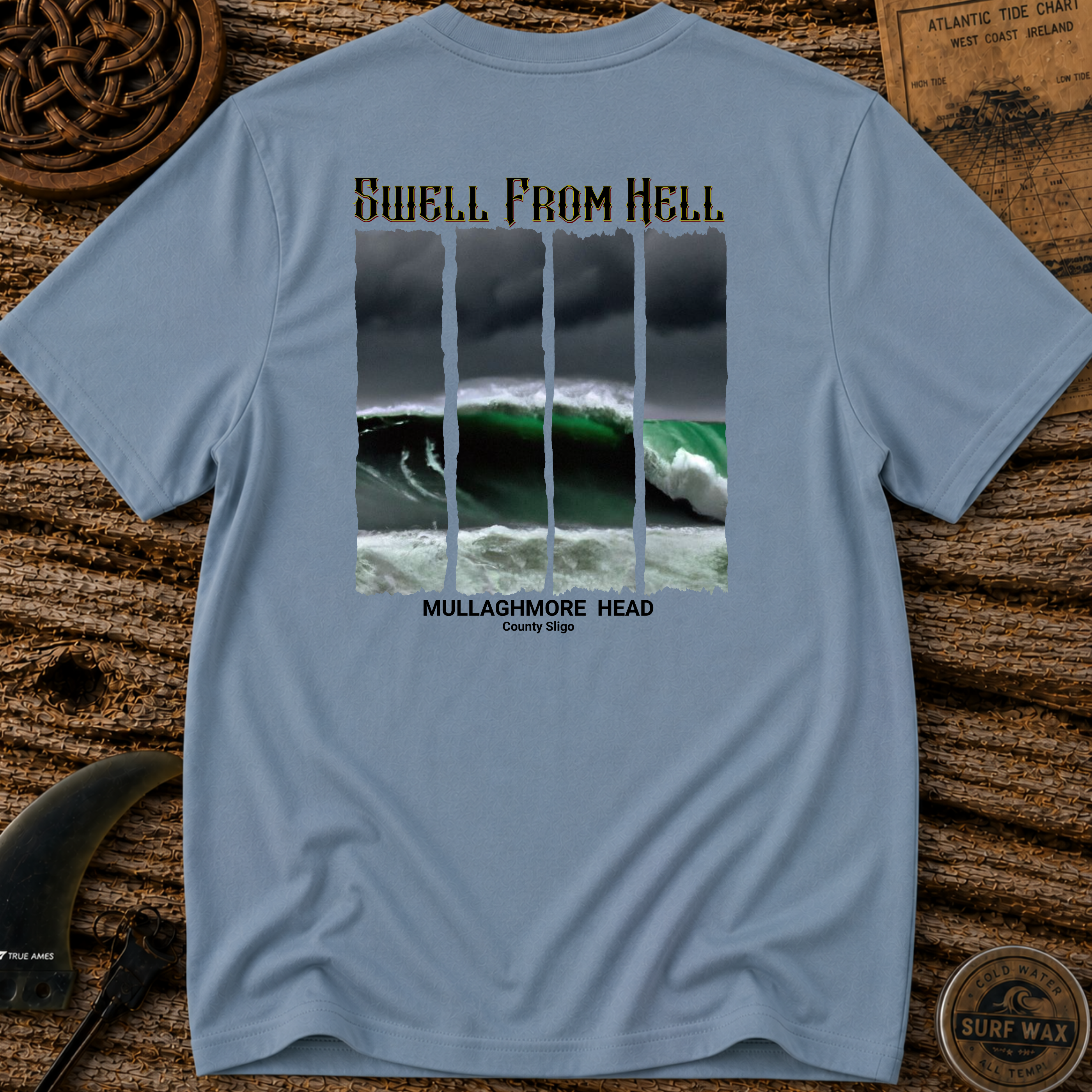 Swell From Hell Surfing T-shirt