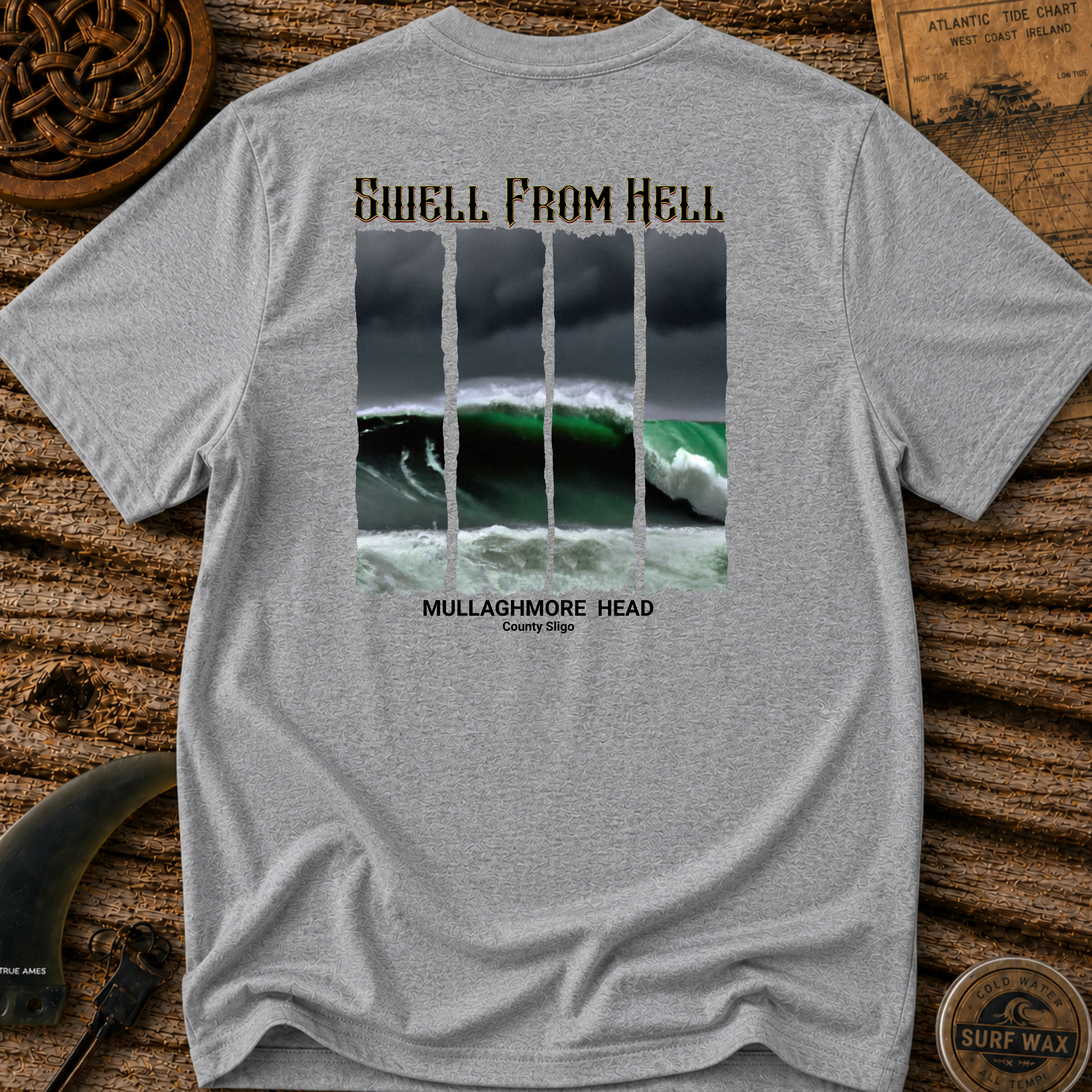 Swell From Hell Surfing T-shirt