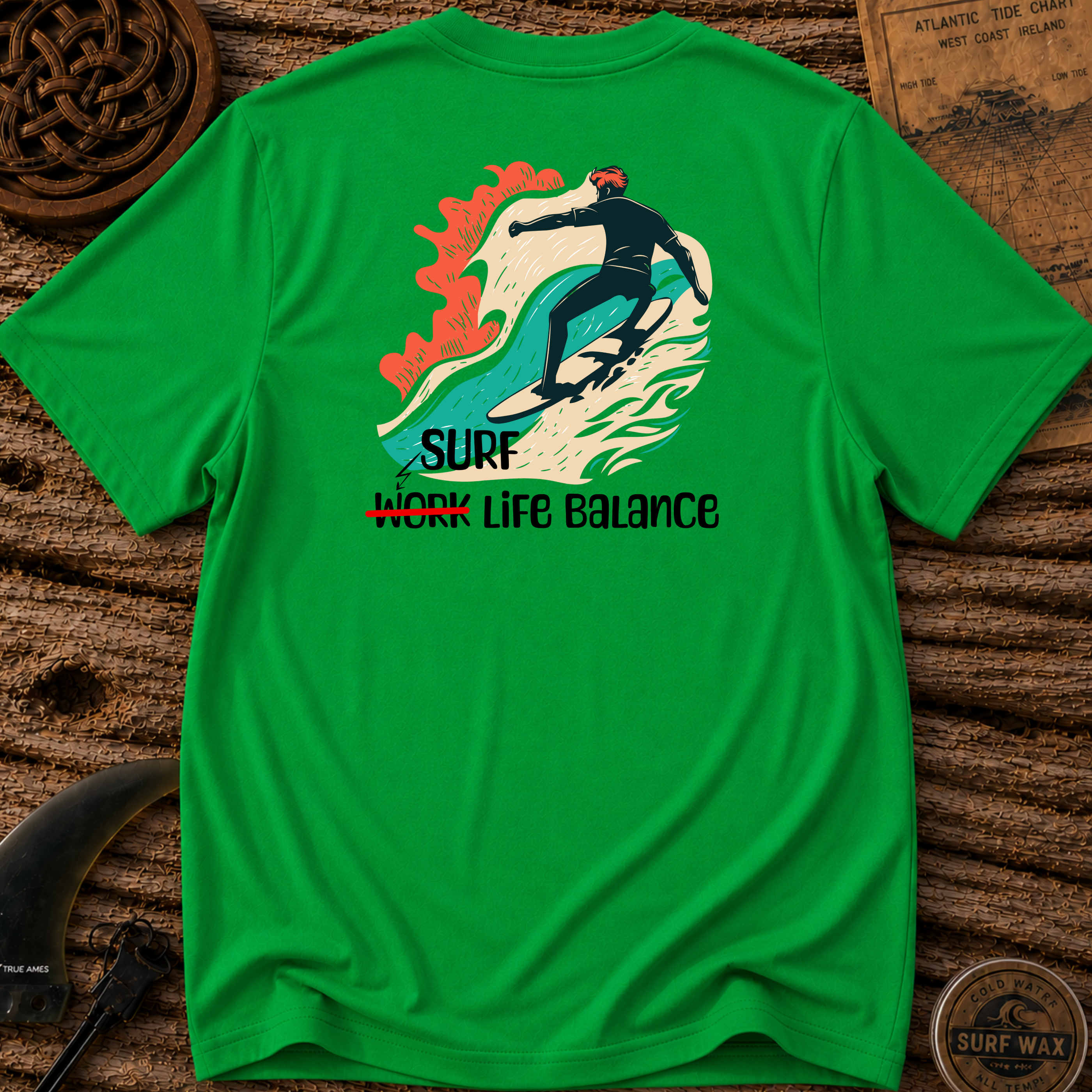 Surf Life Balance Surfing T-shirt